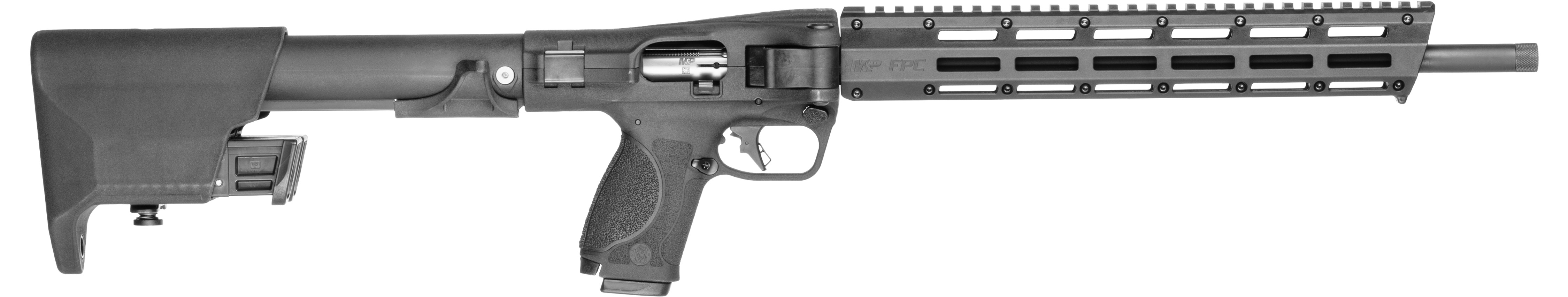 S&W M&P FPC 22 Rifle .22 LR 10rd Magazines(3) 16.25'' Threaded Barrel Black Finish