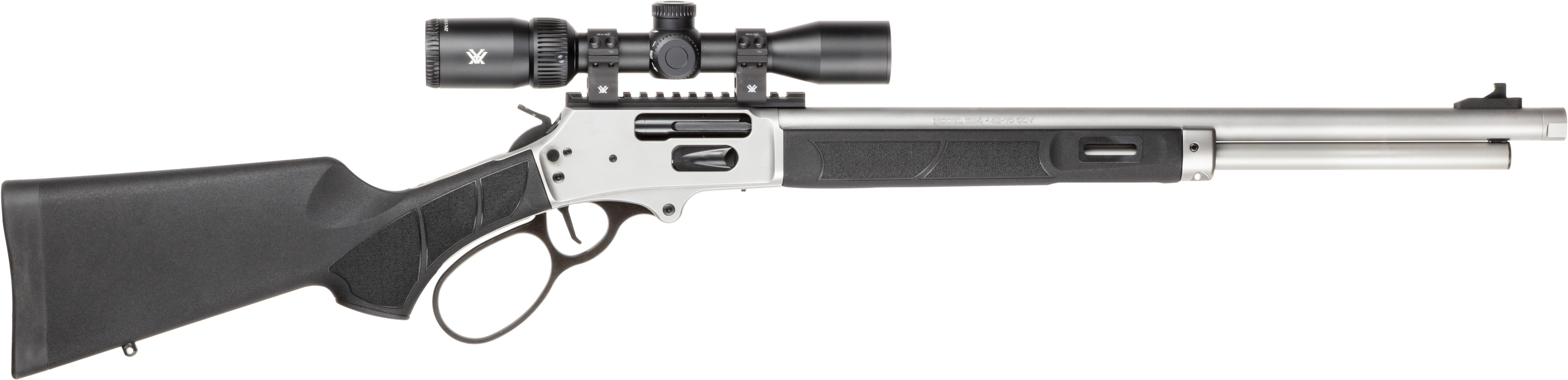 S&W Model 1854 Scoped Combo 45-70 Govt 6Rd Capacity 20" Barrel Stainless Synthetic Black
