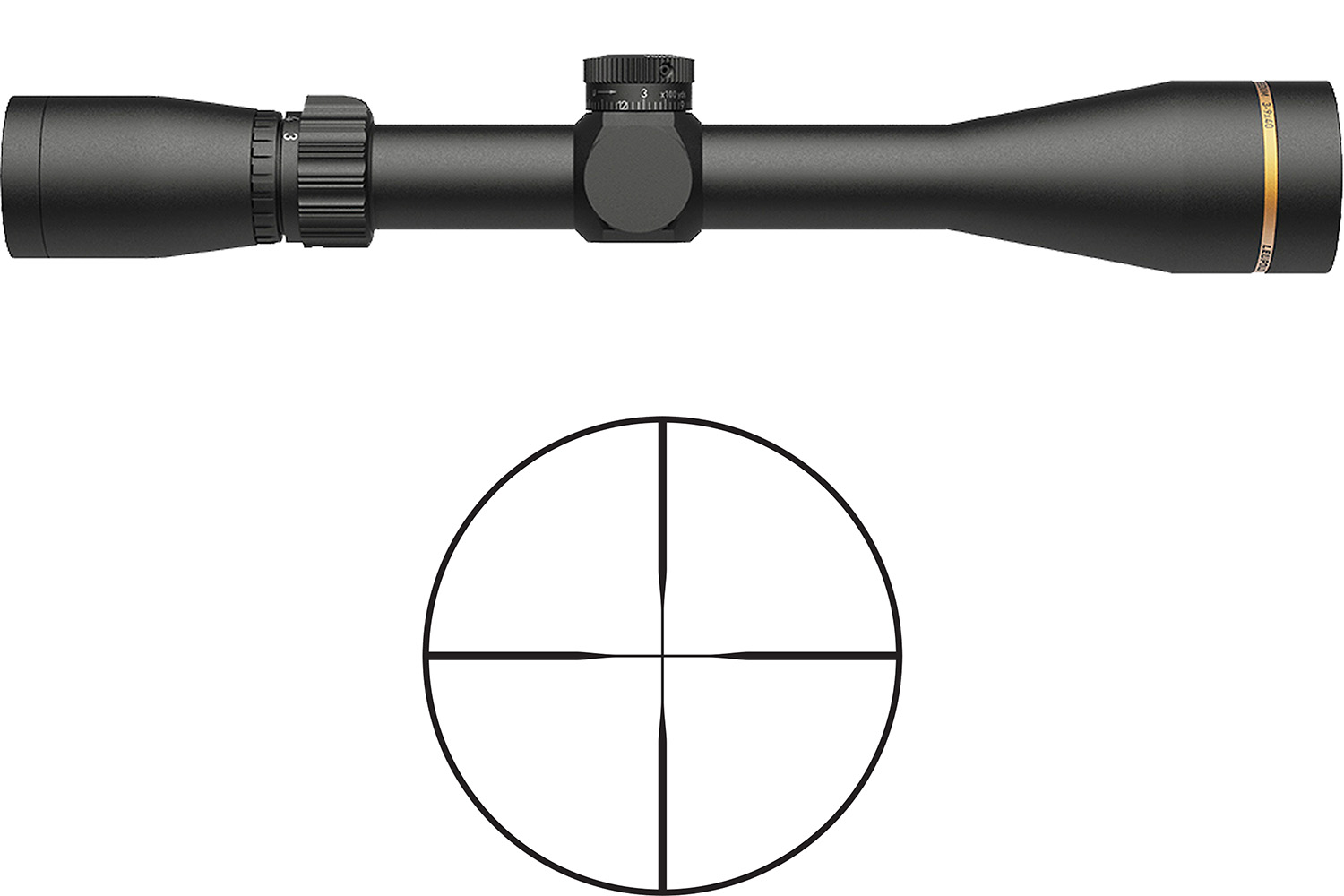 Leupold VX-Freedom Rifle Scope 3-9x40 1" SFP Duplex Black
