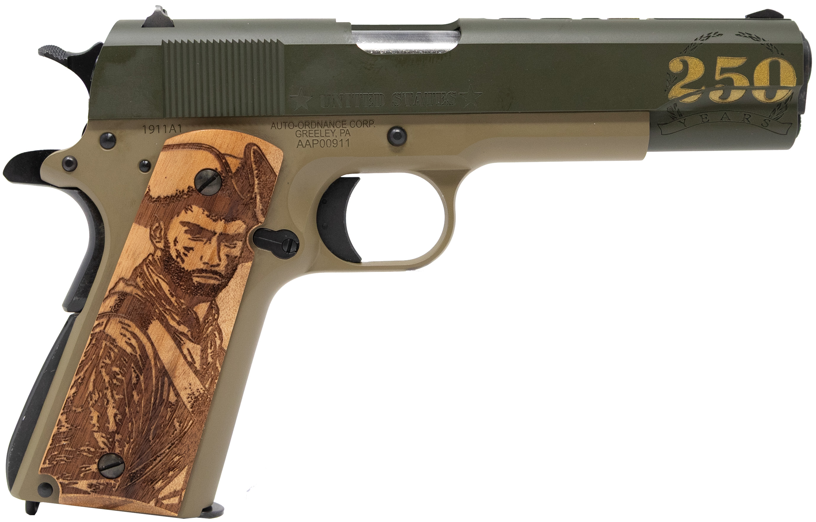 Auto-Ordnance - Thompson 1911A1 45 Auto - Circle Square Fire view 3