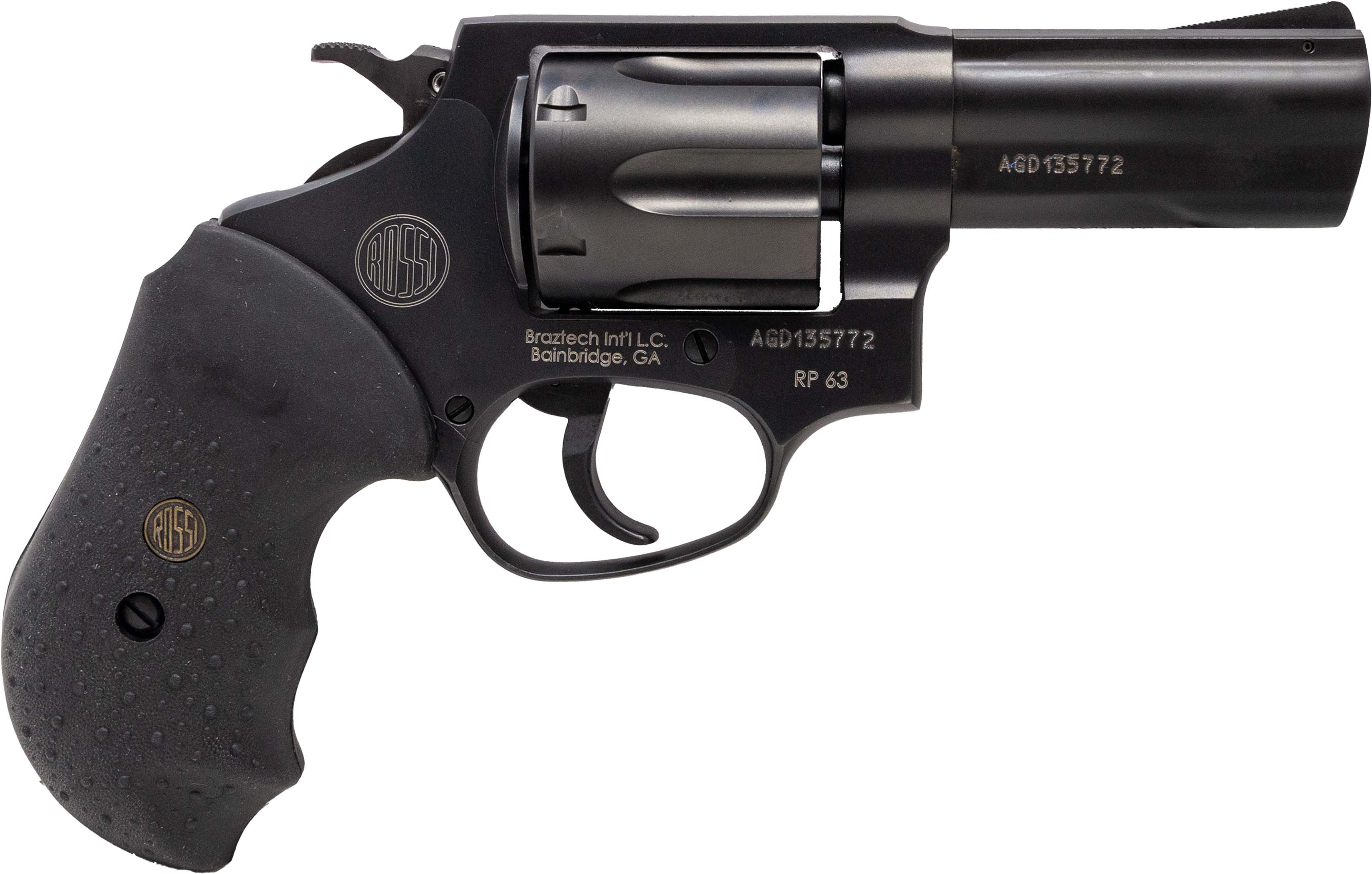 Rossi RP63 Handgun .357 Mag 6rd Capacity 3" Barrel Black Frame with Black Grips