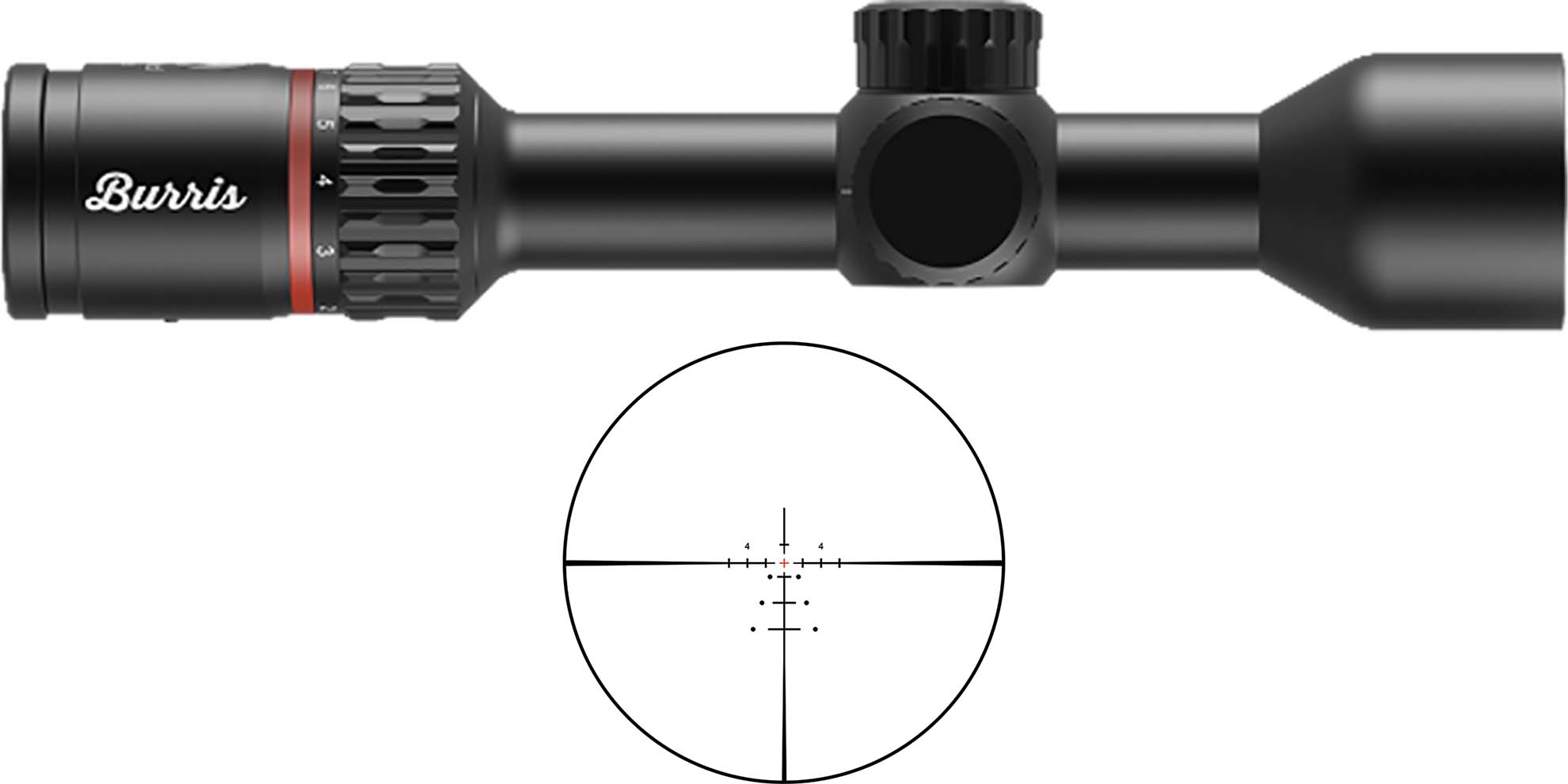 Burris BUR FULFLD 2-8X35 IL 1IN E3 - Purple Mountain Armory view 5