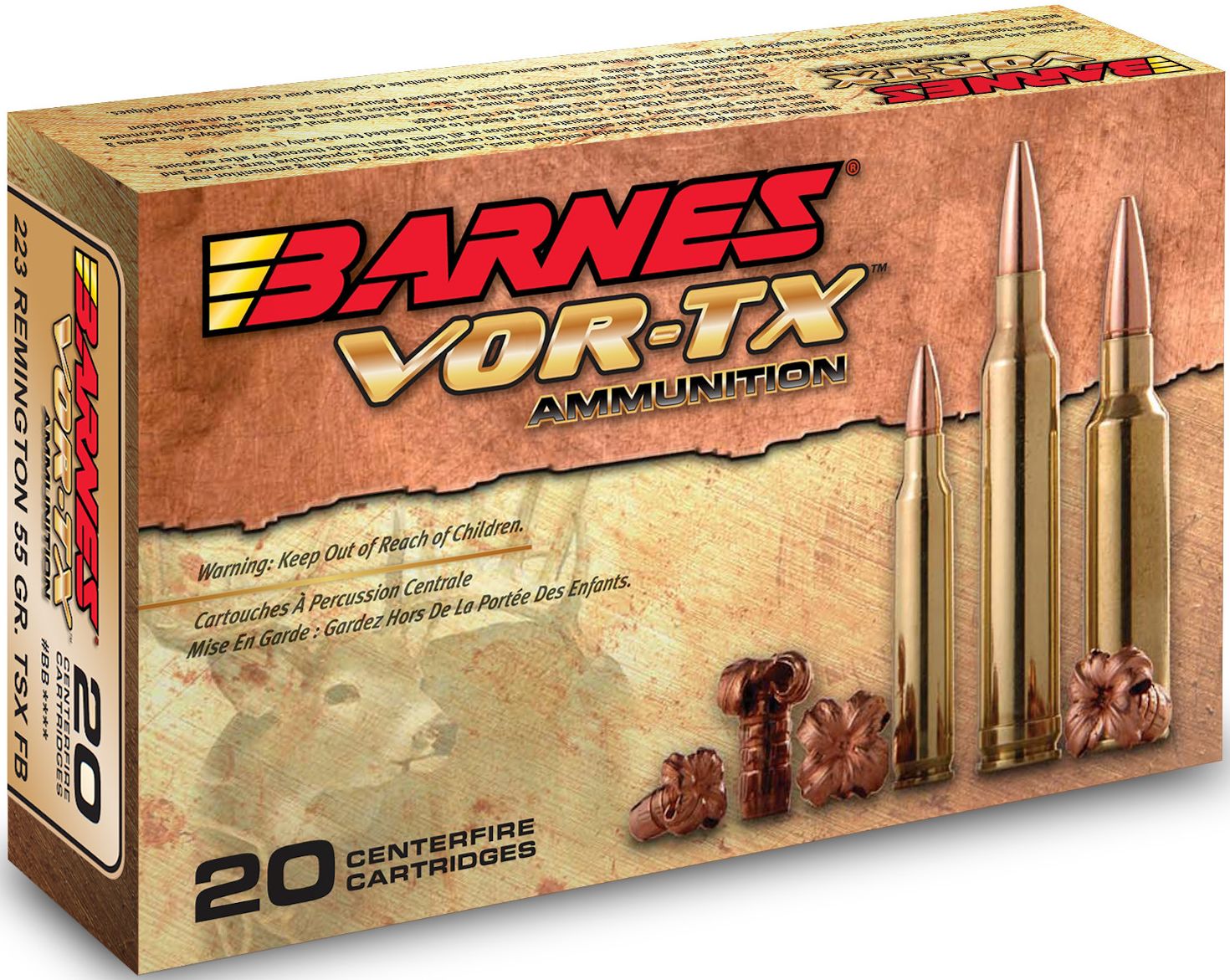 Barnes BAR 25-06 100GR VORTX 20RD 25-06 REM - Purple Mountai view 4