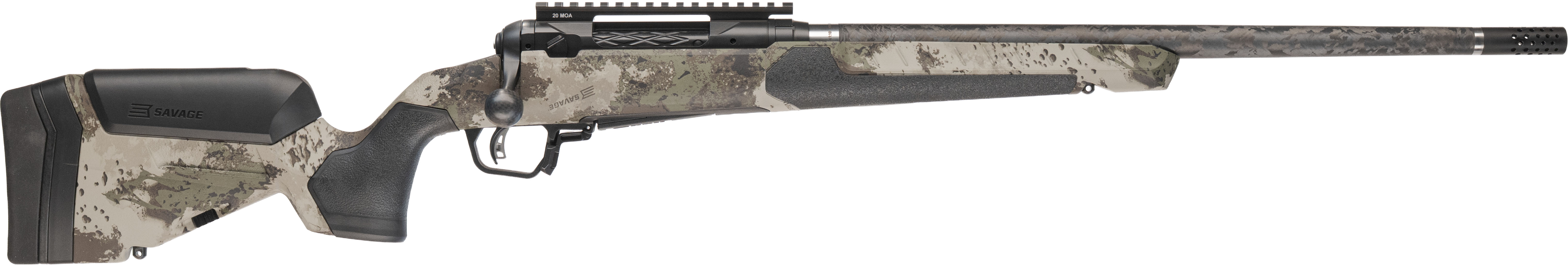 Savage Arms 110 Ultralite Pro Woodland 6.5 Creedmoor - Purpl view 4