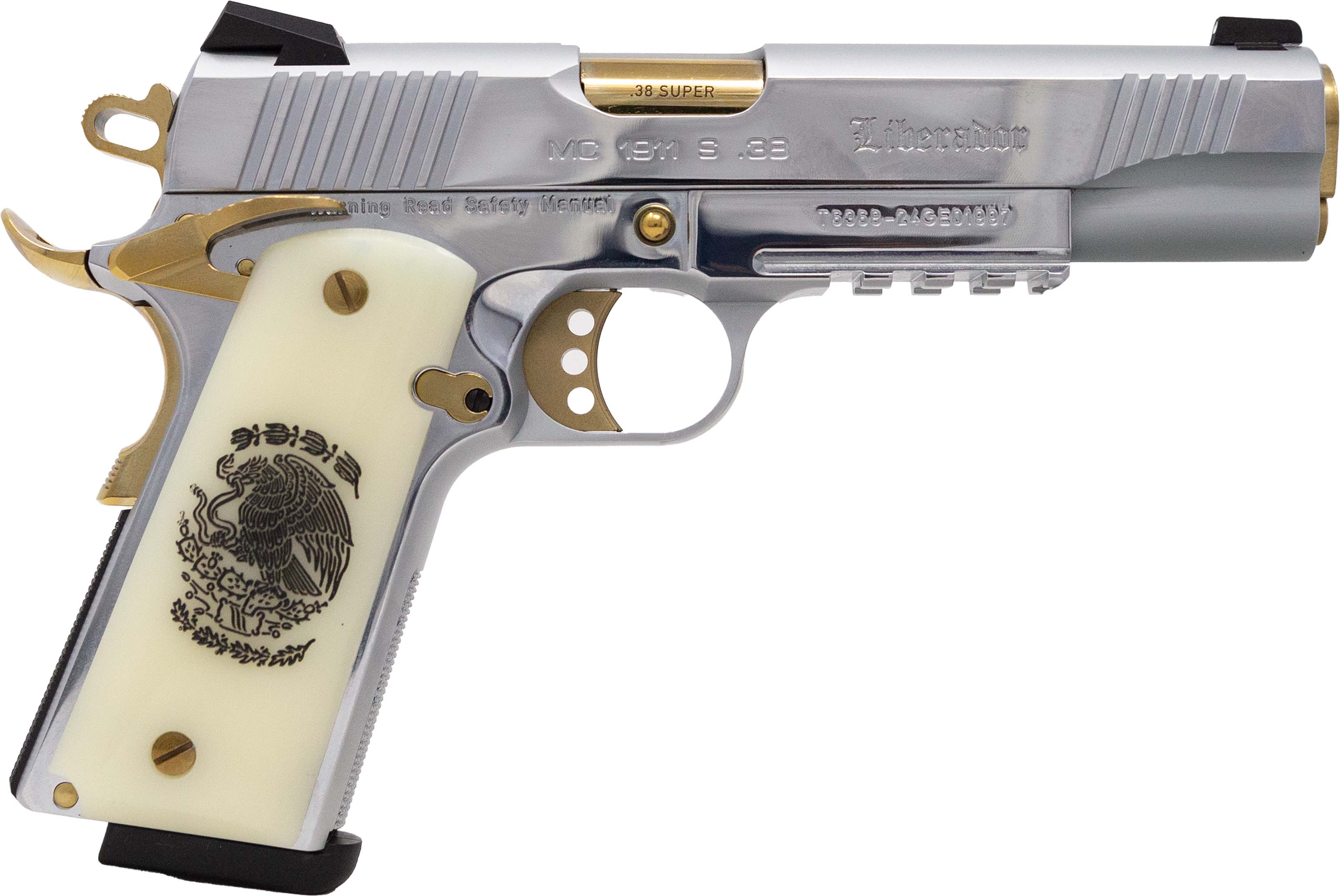 EAA Corp MC1911S Liberador II 38 Super - Circle Square Firea view 3