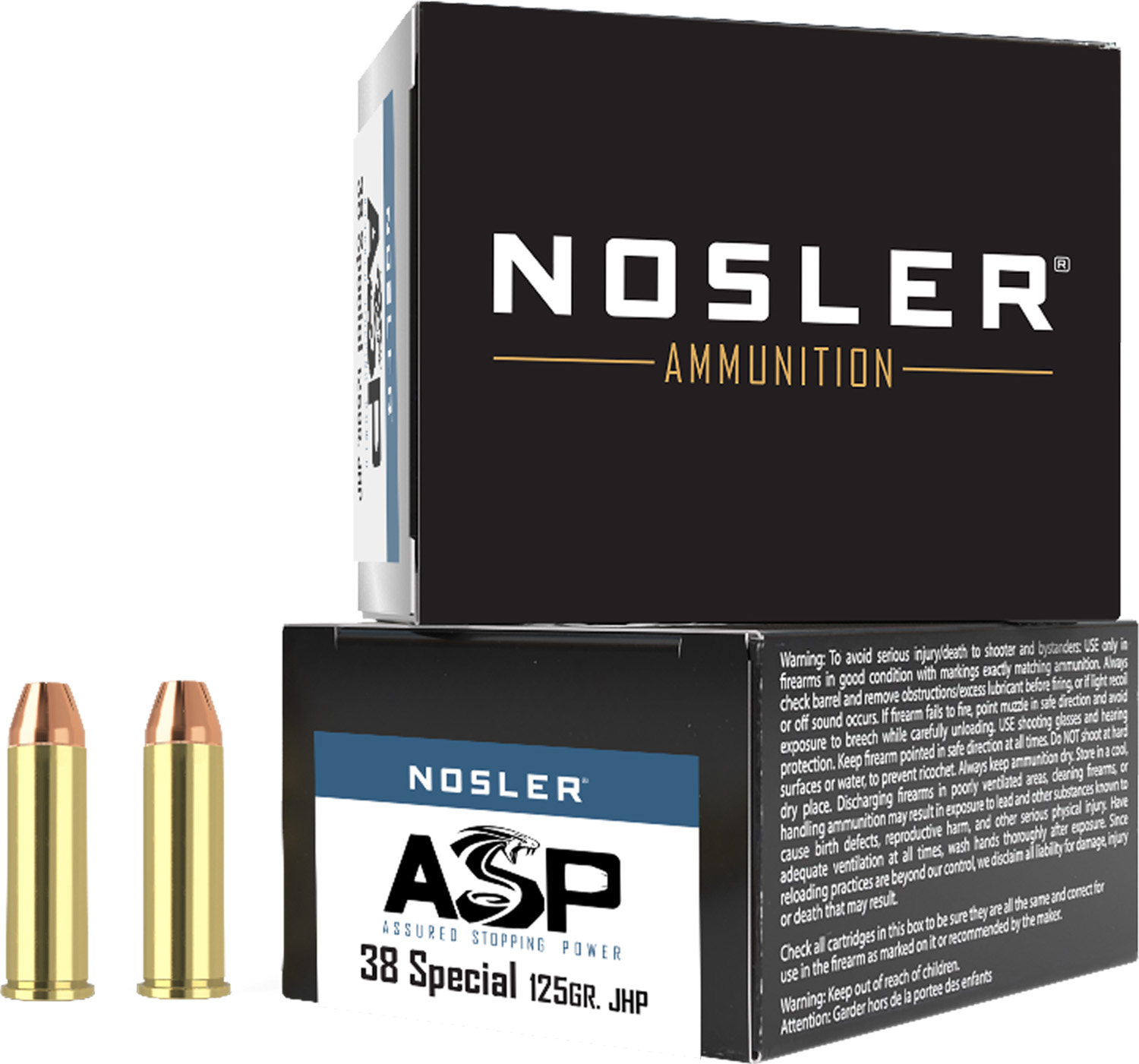 Nosler NOS 38SP 125GR ASP JHP 20RD 38 Spl - Purple Mountain view 3