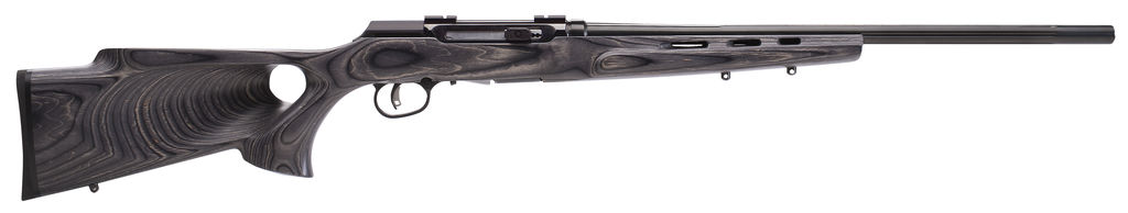 Savage Arms A17 Target Thumbhole Rifle 17 HMR 10rd Magazine 22" Barrel Grey Wood AccuTrigger