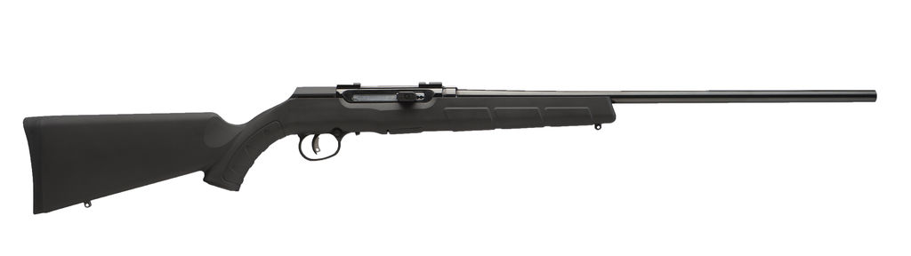 Savage Arms 47400 A Series Magnum Full Size 22 WMR 10+1 22" Matte Black Sporter Barrel, Satin Drilled & Tapped Carbon Steel Receiver, Matte Black Fixed Synthetic Stock, Right Hand