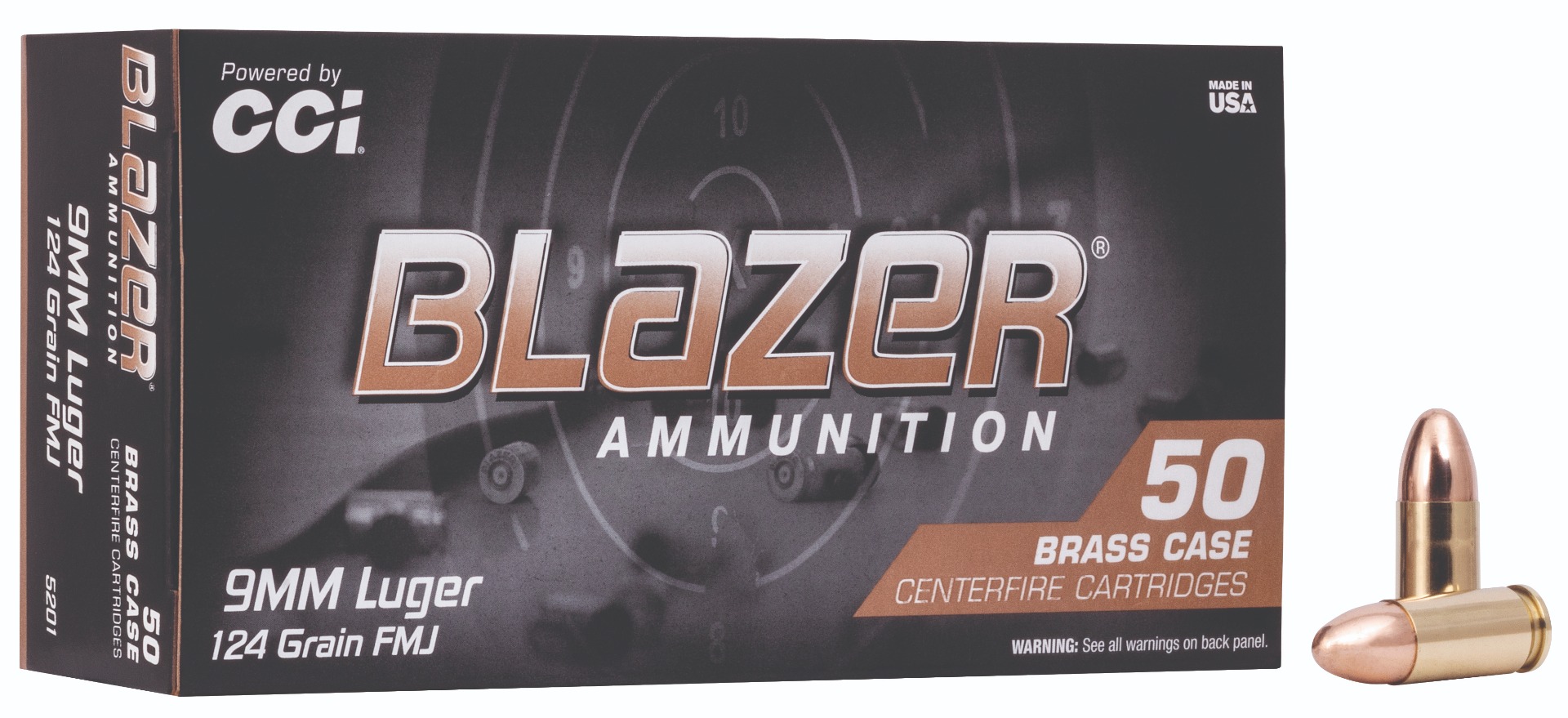 CCI Ammunition CCI 9MM 124GR BLZBRSS FMJ 50RD 9MM - Purple M view 5