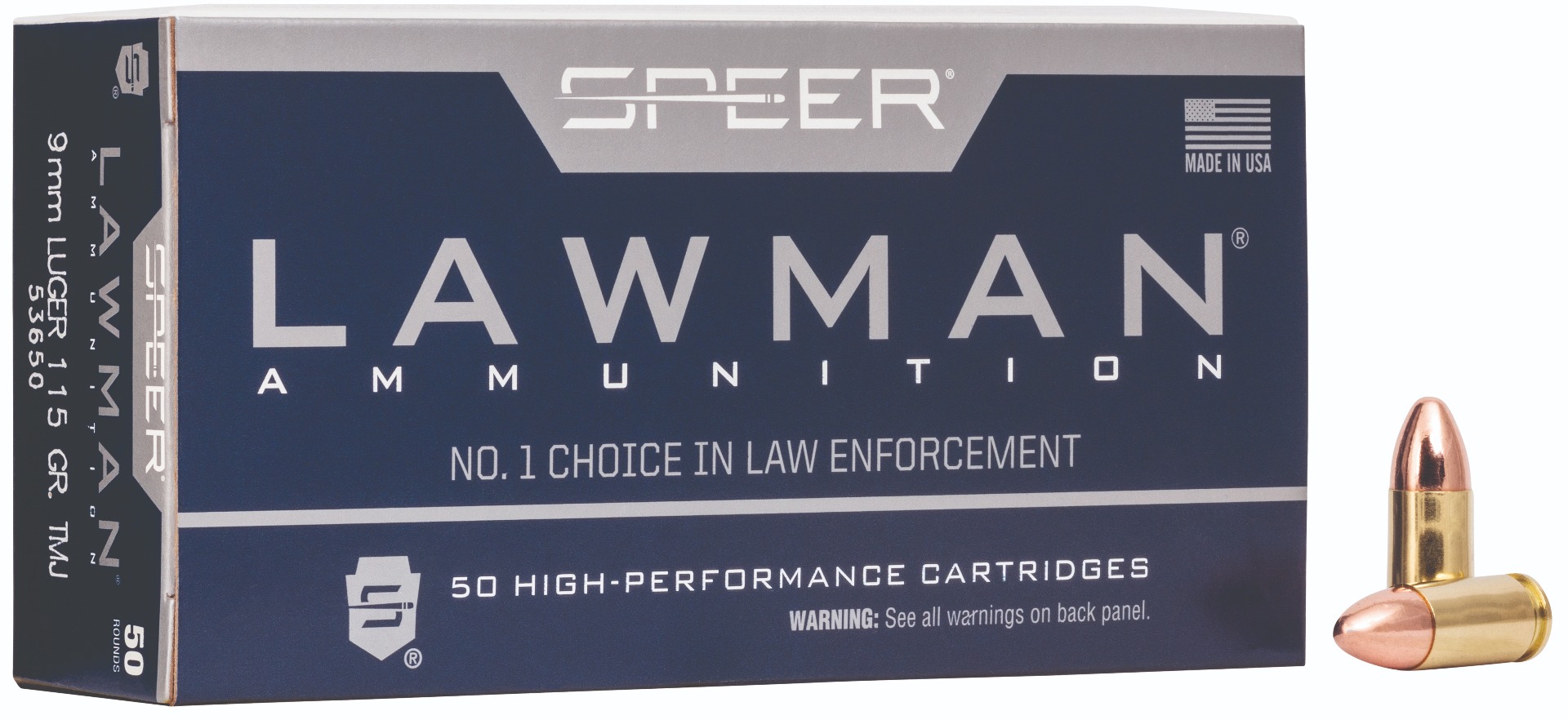 Speer Lawman 9MM 115GR TMJ - Premium Ammunition | All Geared view 3