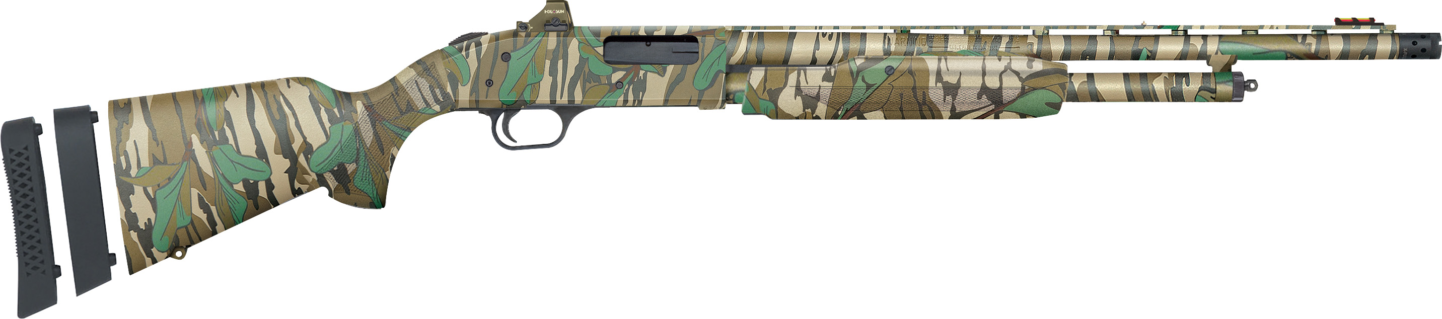 Mossberg 500 Super Bantam Shotgun 20 ga 3" Chamber 5rd Magazine 20" Barrel Mossy Oak Greenleaf with Holosun HS407K