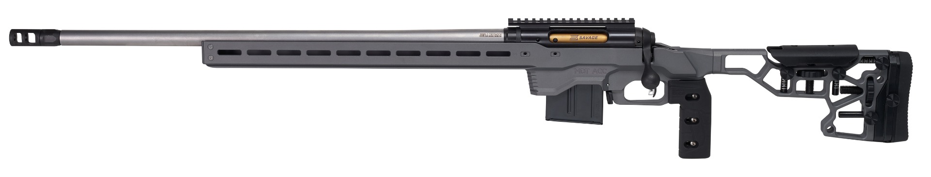 Savage Arms 110 Elite Precision 6.5 Creedmoor - Purple Mount view 2