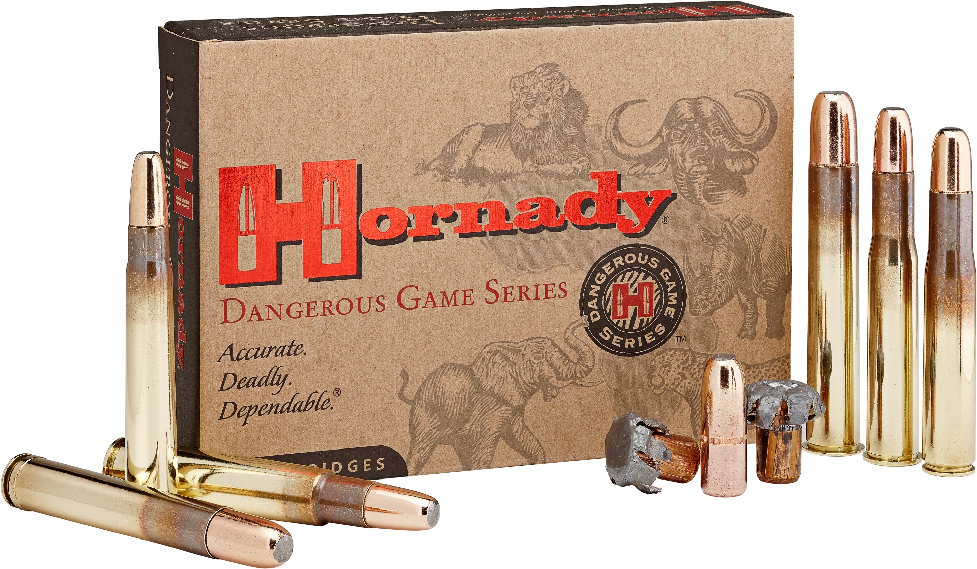 Hornady 82667 Dangerous Game 416Ruger 400gr DGX Bonded 20 Per Box/6 Case