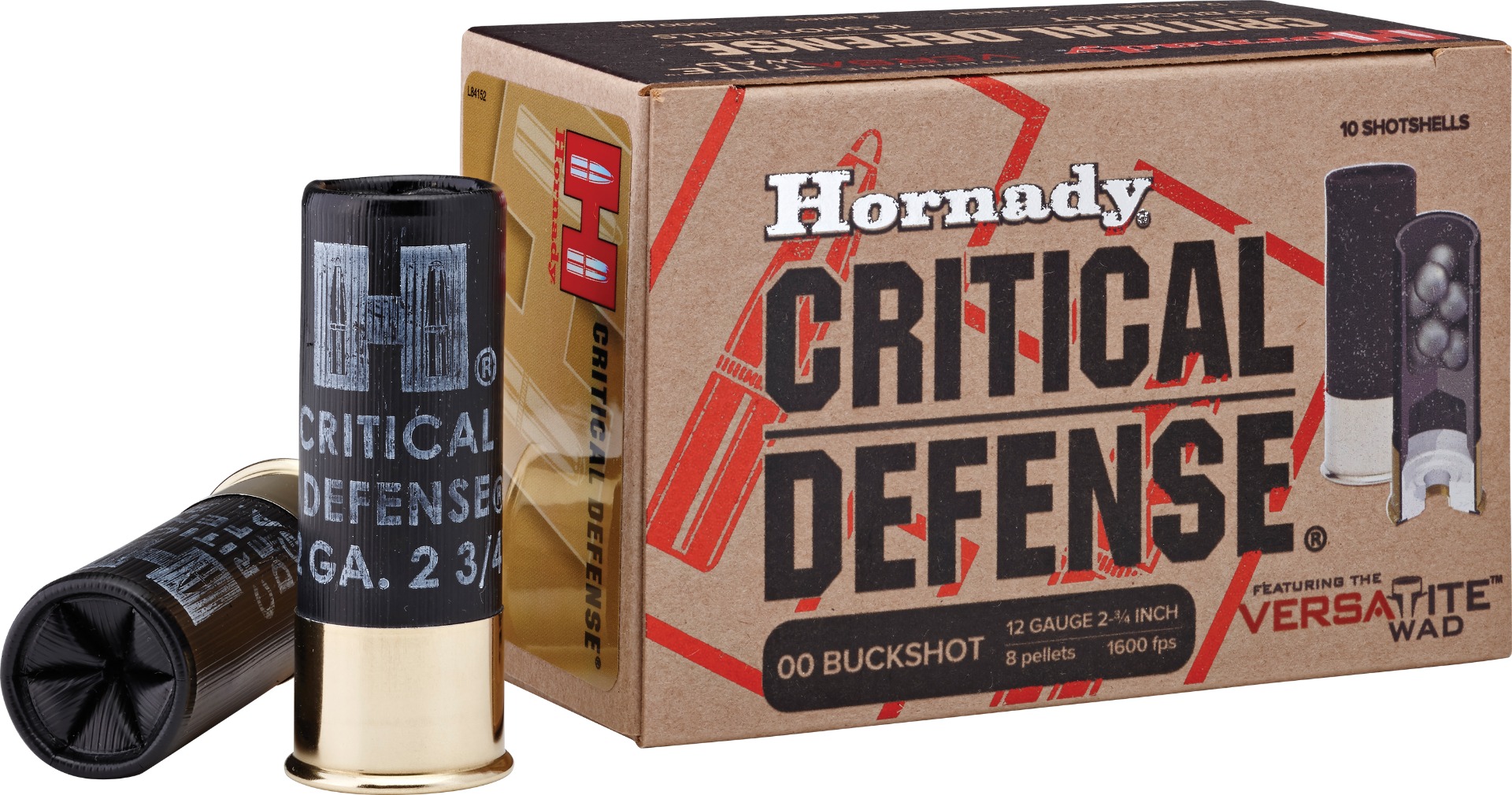 Hornady HRN 12G BU 2.75-00 CRITDEF 10R 12 Gauge - Purple Mou view 2