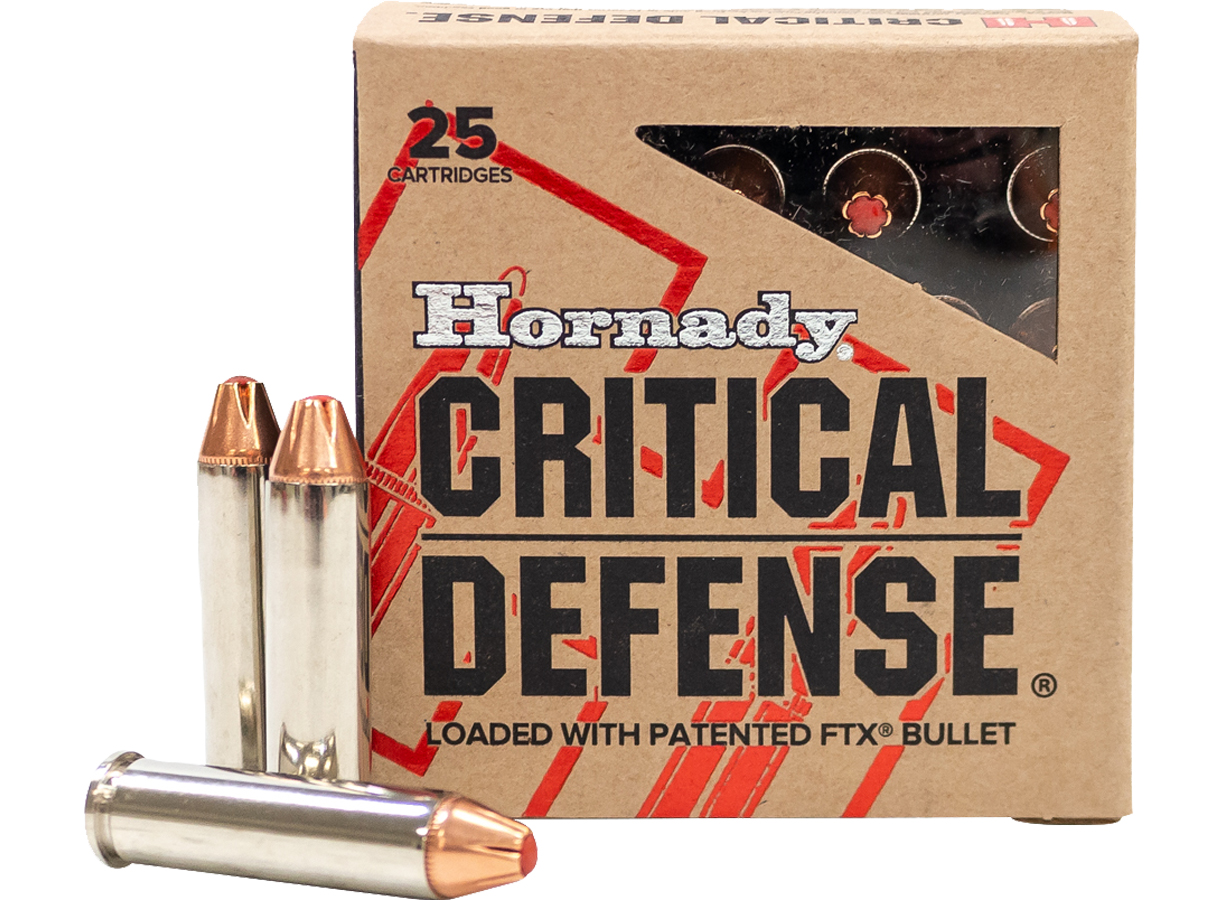 Hornady HRN 327FED 80GR CRITDEF FTX 25 327 Fed Mag - Purple view 2