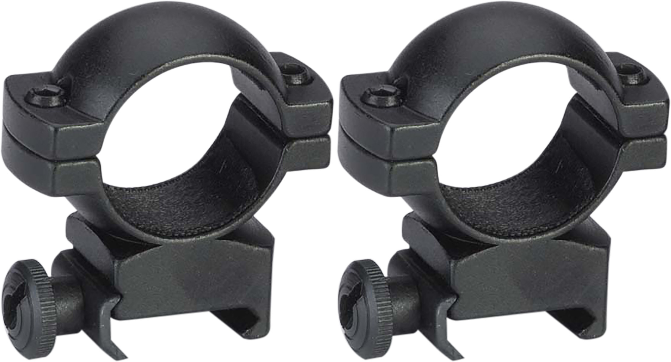 Traditions Aluminum Scope Rings fits Weaver Style Bases 1" High - Matte Black