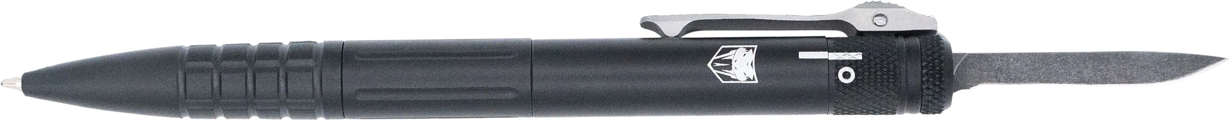 CobraTec Knives CNCOTFPBLKGEN2 Tactical Pen Gen II Black Aluminum D2 Steel Blade, Includes Pocket Clip