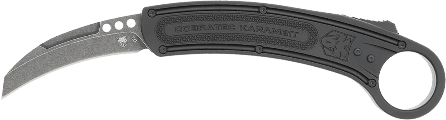 CobraTec Knives CBT KARAMBIT BLACK - Purple Mountain Armory view 2