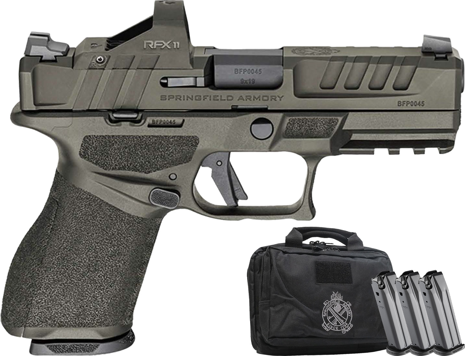 Springfield Armory USA Echelon 9mm Luger - Circle Square Fir view 2