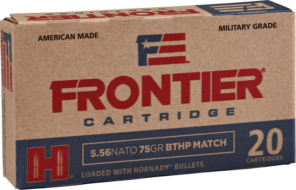 Hornady HRN 5.56 75GR FRONT BTHP 20RD 5.56 NATO - Purple Mou view 5