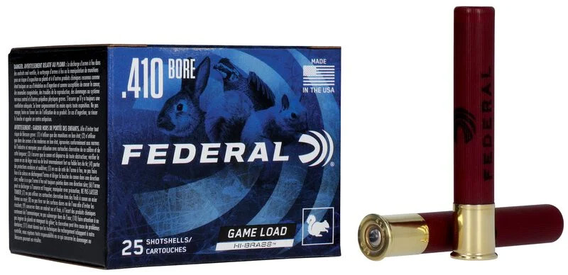 Federal GameShok — Hi-Brass 410 ga - Circle Square Firearms view 3