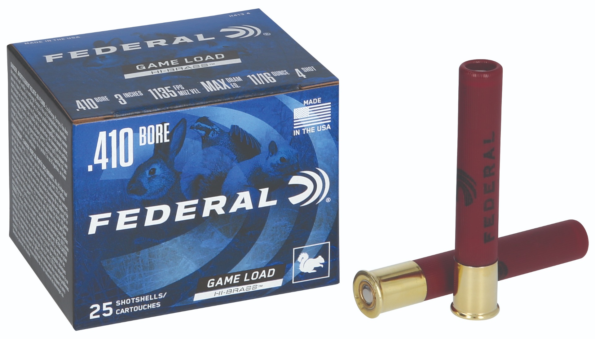Federal GameShok — Hi-Brass 410 ga - All Geared Up FFL view 3