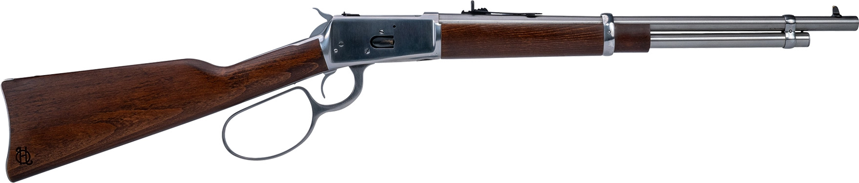 Heritage 92 Lever Action Rifle .44 Mag 8rd Capacity 18" Polished Stainless Barrel Wood Stock