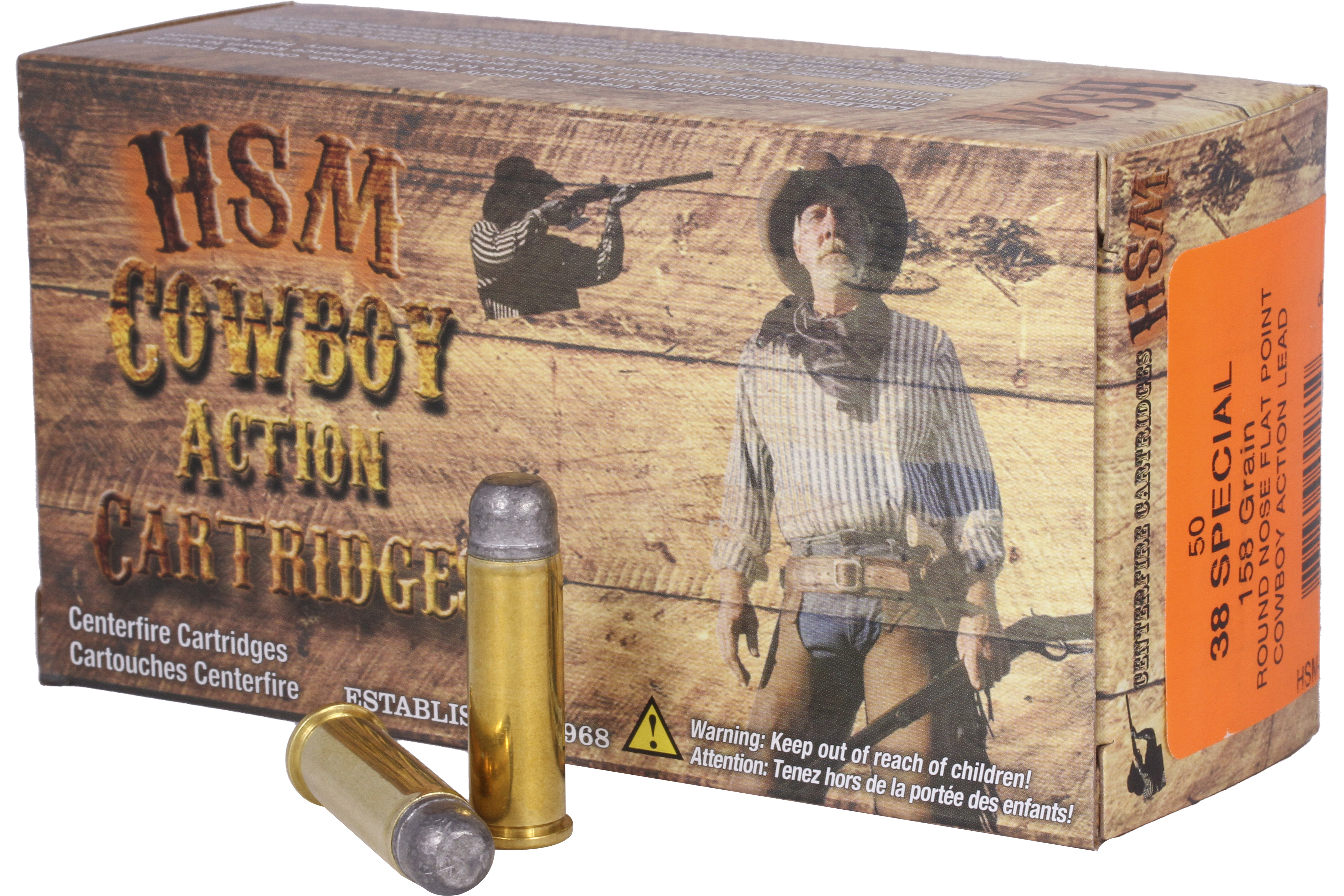 Hunting Shack DBA HSM Munitions 38 Spl - Purple Mountain Arm view 2