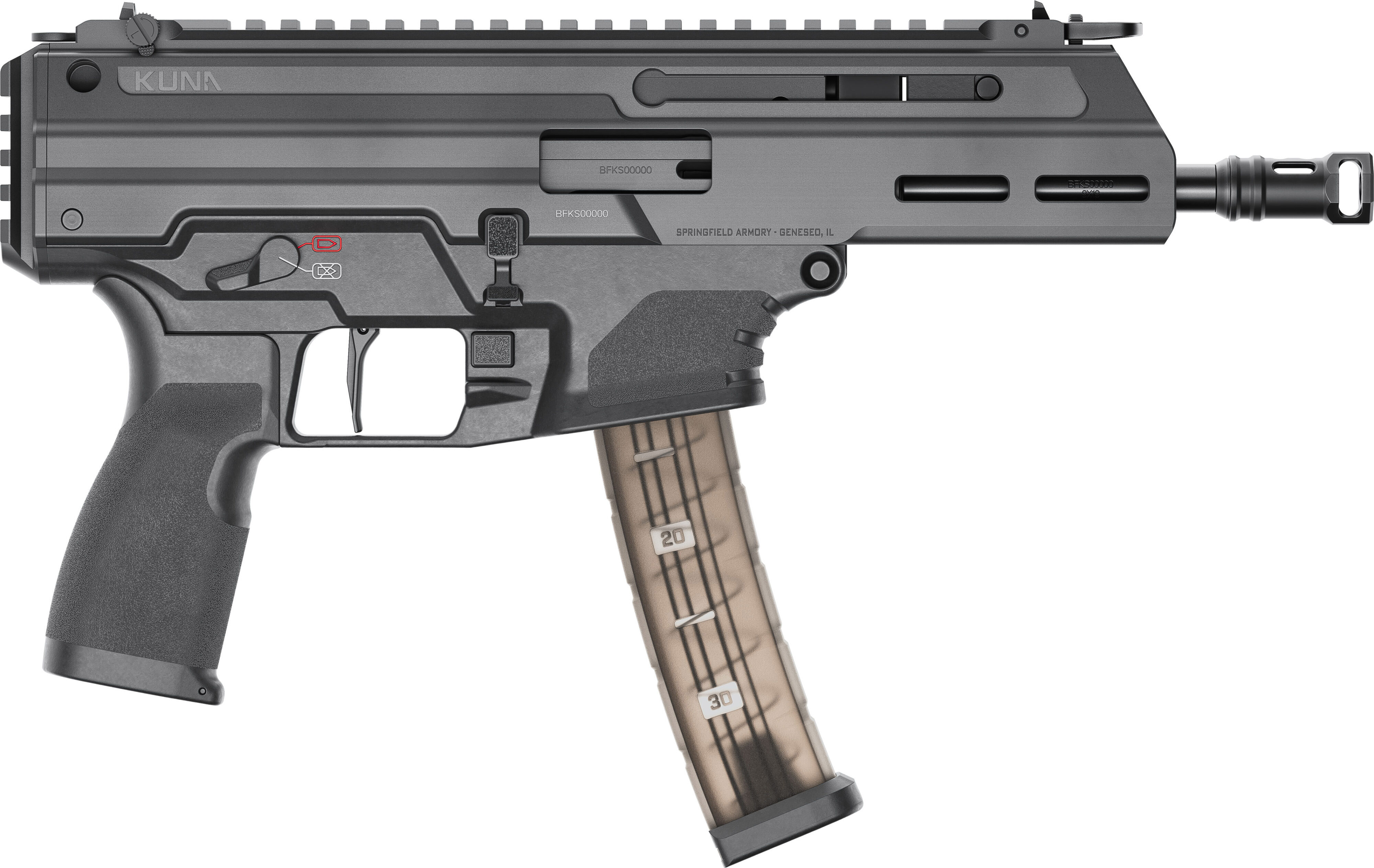 SPG KUNA PST 40SW 6B BLK 30RD
