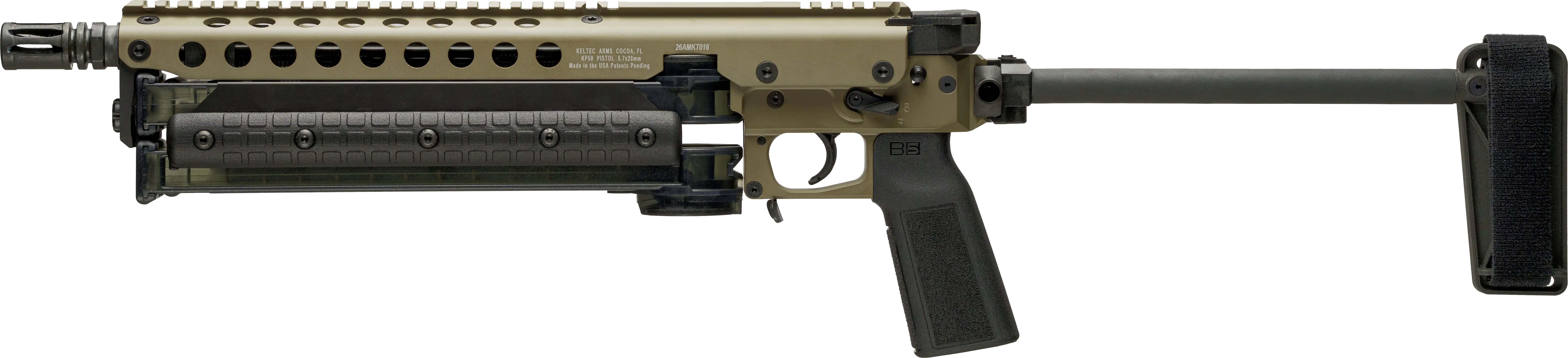 Kel-Tec Cnc Industries Inc. KP50 Braced 5.7x28 FN - All Gear view 2