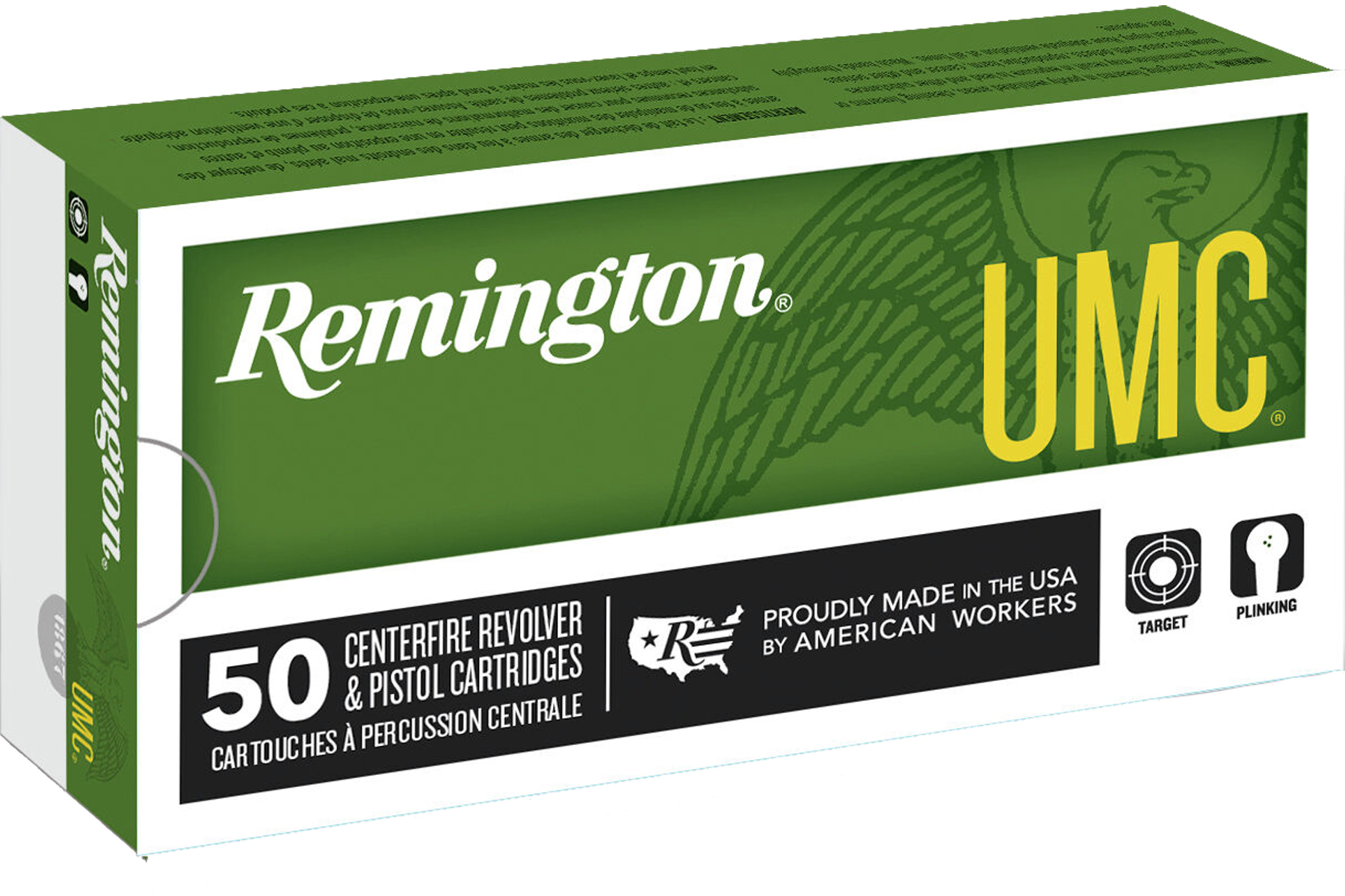 Remington Ammunition 23706 UMC 10mmAuto 180gr Full Metal Jacket 50 Per Box/10 Case