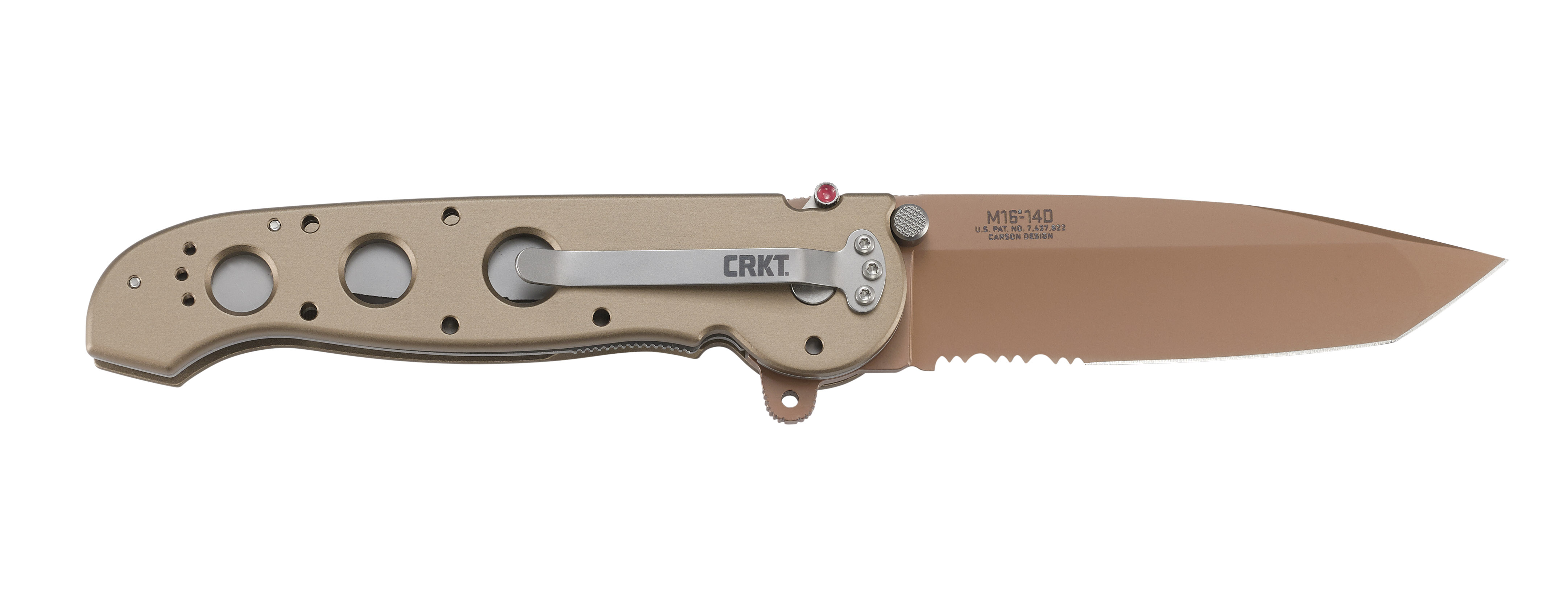 Columbia River Knife & Tool 14D — M16 - Circle Square Firear view 4