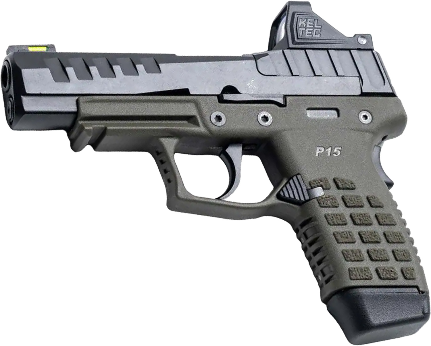 Kel-Tec Cnc Industries Inc. P15 9mm Luger - All Geared Up FF view 2