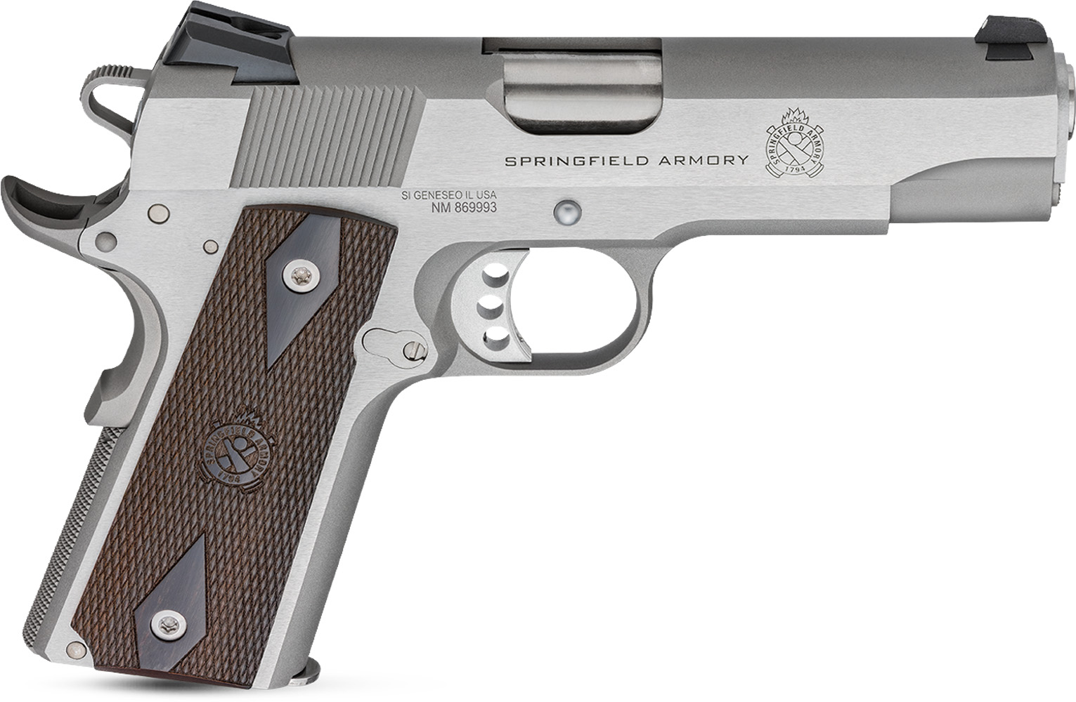 Springfield Armory 1911 Garrison 9mm Luger - Circle Square F view 3