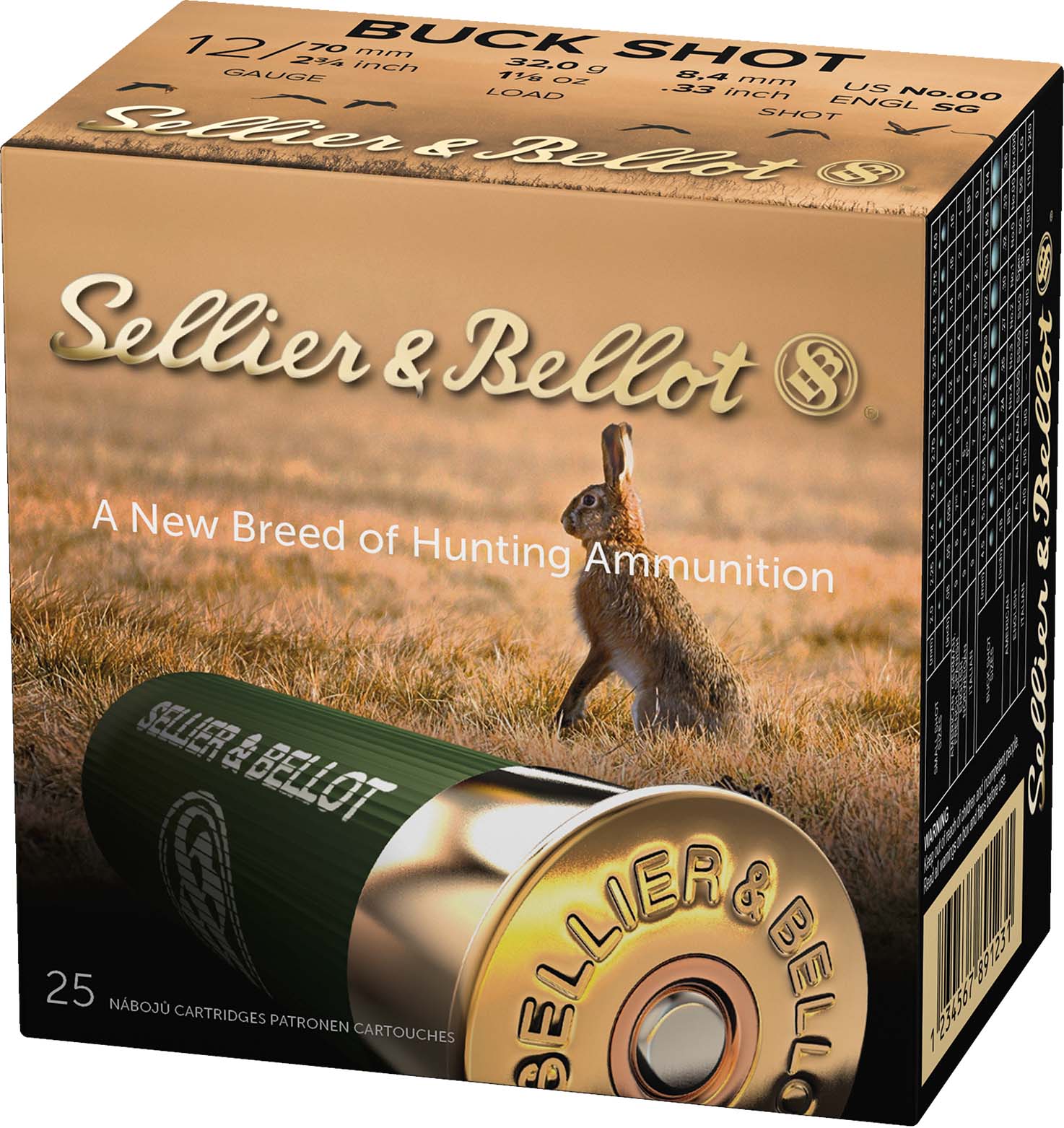Mag-Tech/Sellier- Bellot 12 ga - 2A in MD view 2