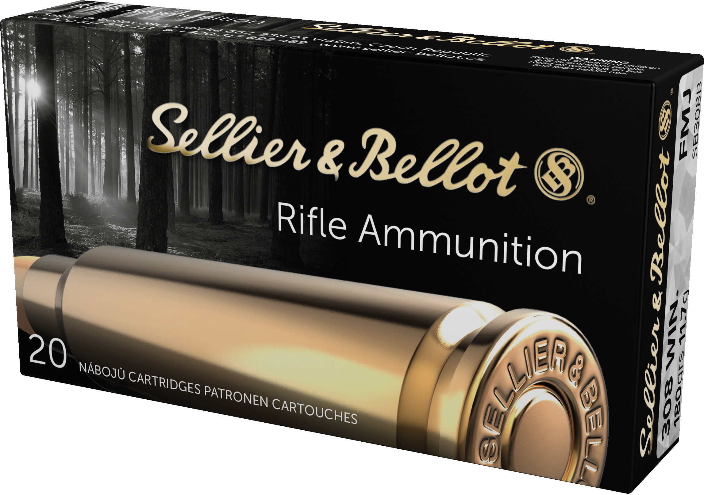 Sellier & Bellot 308 WIN (7.62X51 NATO) - Purple Mountain Ar view 3