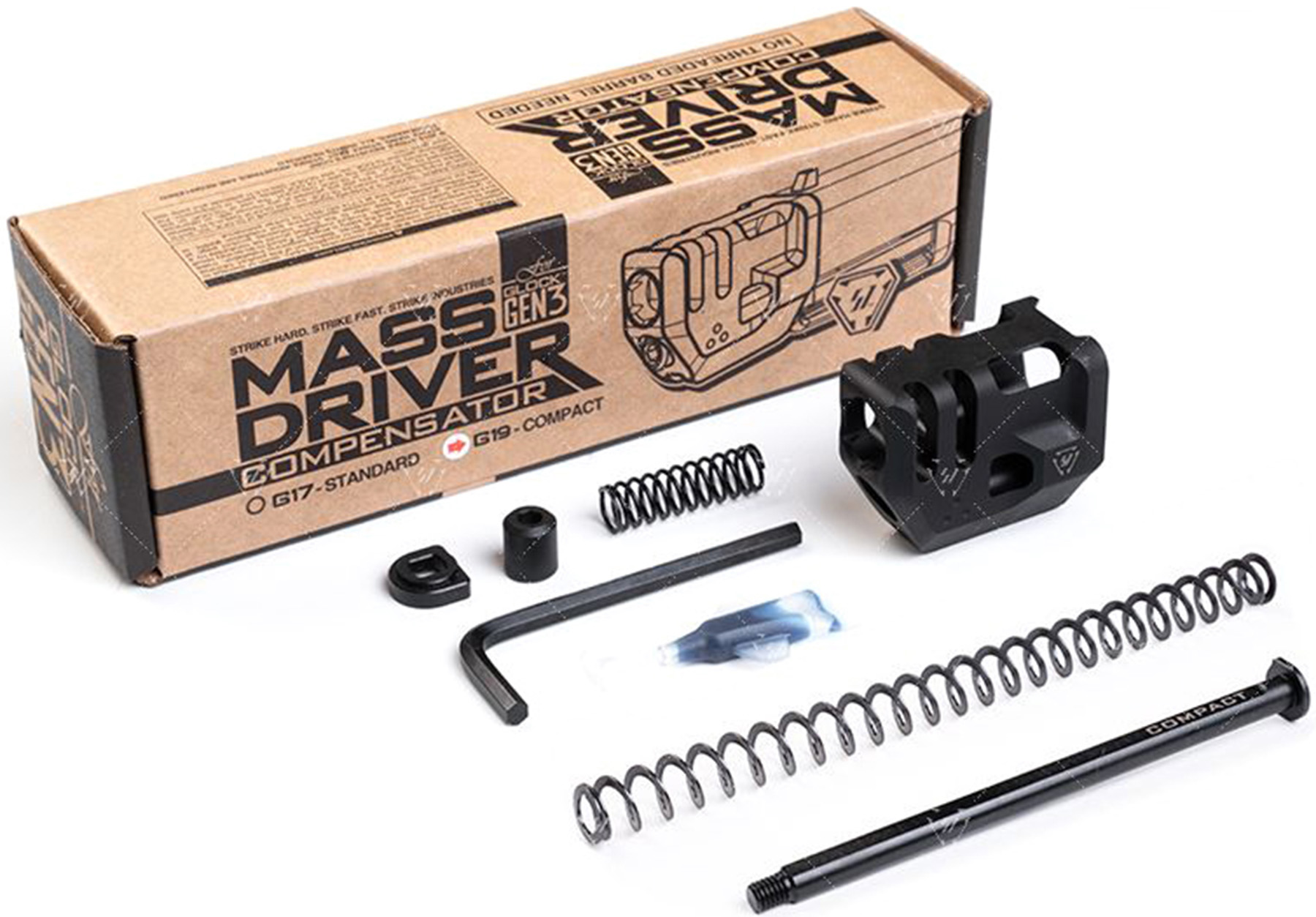 Strike Industries Mass Driver Comp 9MM - Purple Mountain Arm view 2