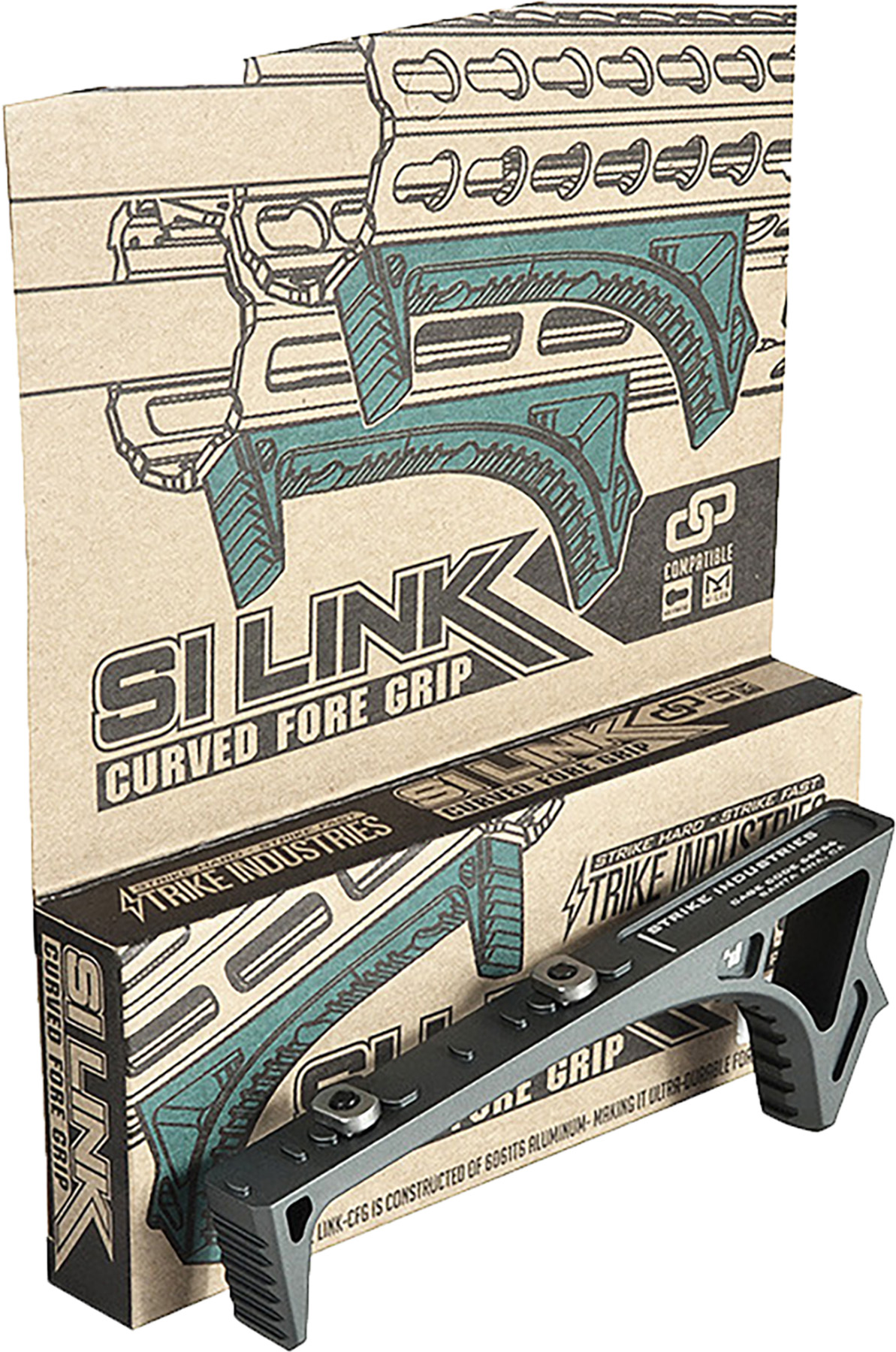 Strike Industries Link Curved Foregrip - All Geared Up FFL view 4
