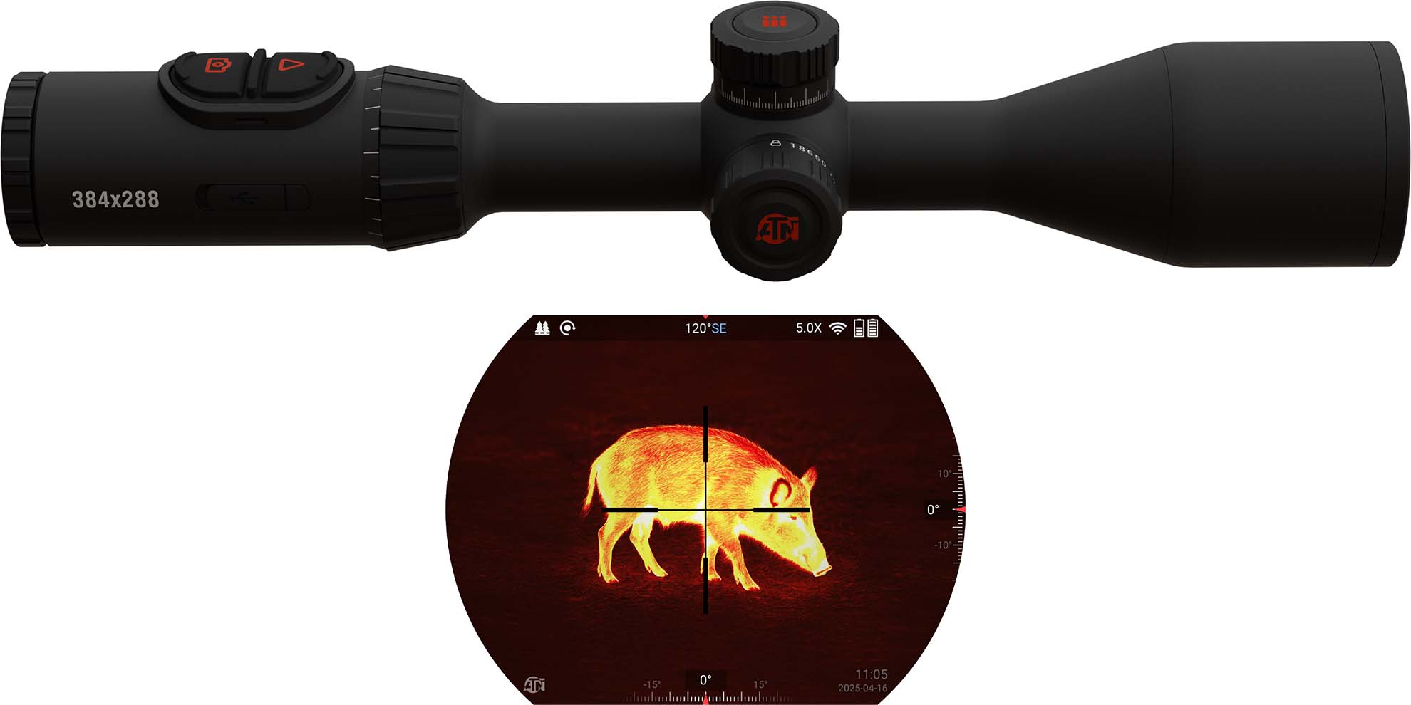 ATN ThOR 6 Elite Thermal Rifle Scope 3.5-28x 384x288