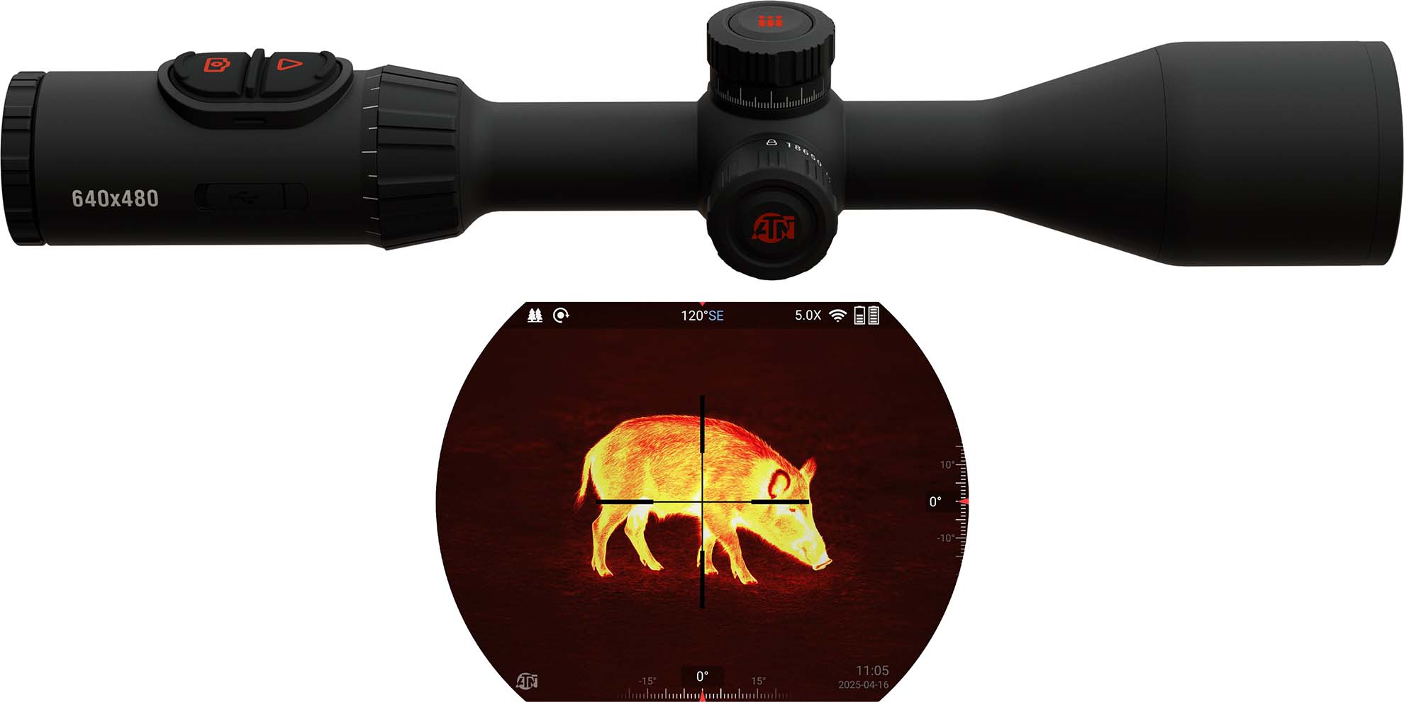ATN ThOR 6 Elite Thermal Rifle Scope 3-24x 640x512