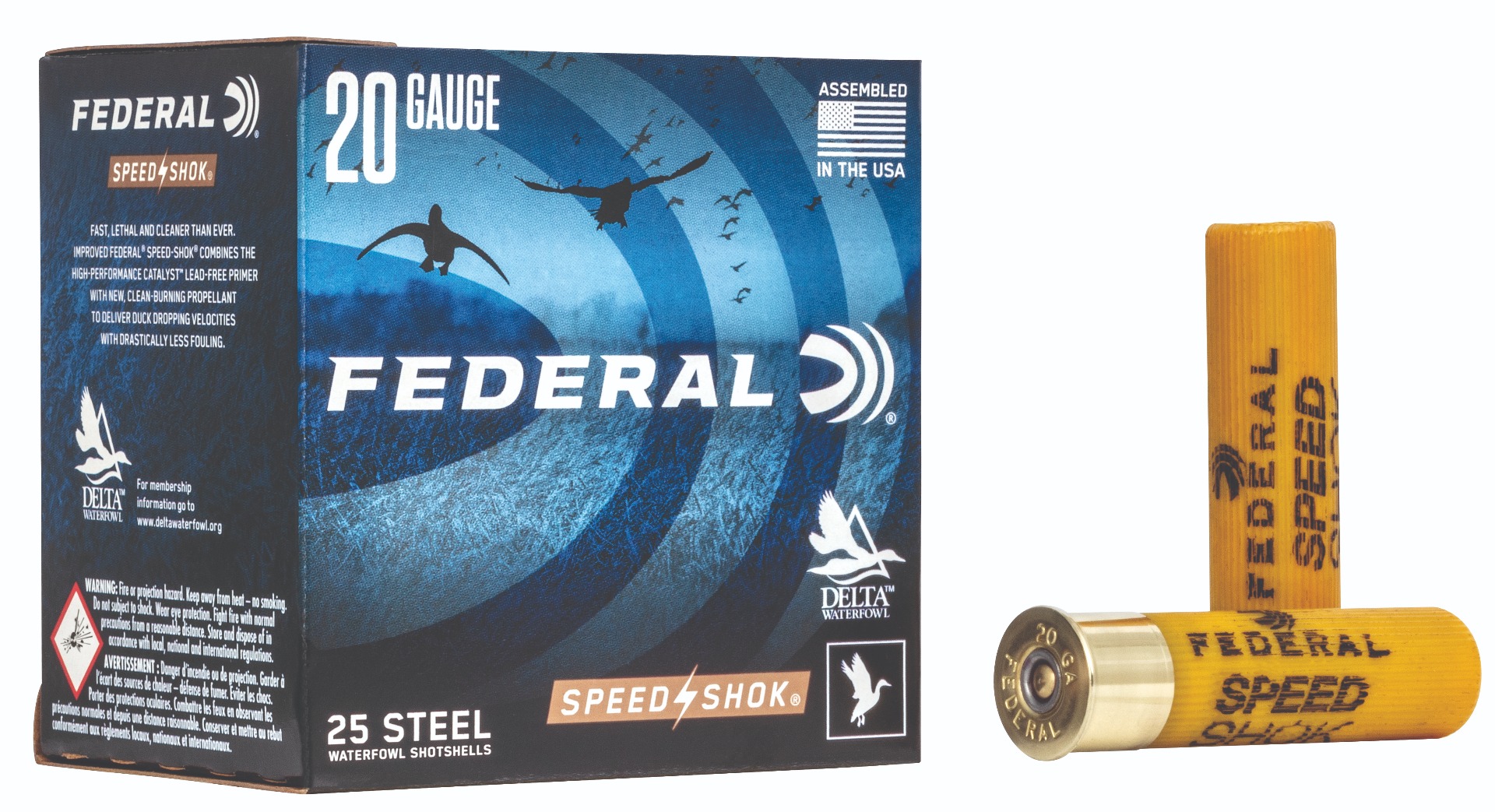 Federal Ammunition FDR 20G SPDSHK 3-.875-4 25RD 20 ga - Purp view 5
