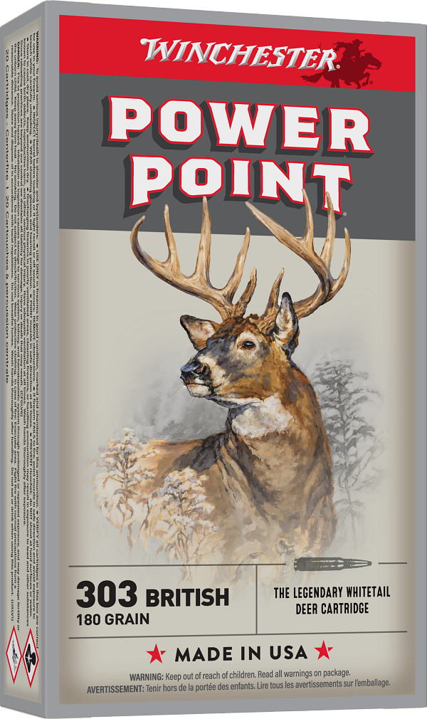 Winchester WIN 303BRIT 180GR PPT 20RD 303 Brit - Purple Moun view 4