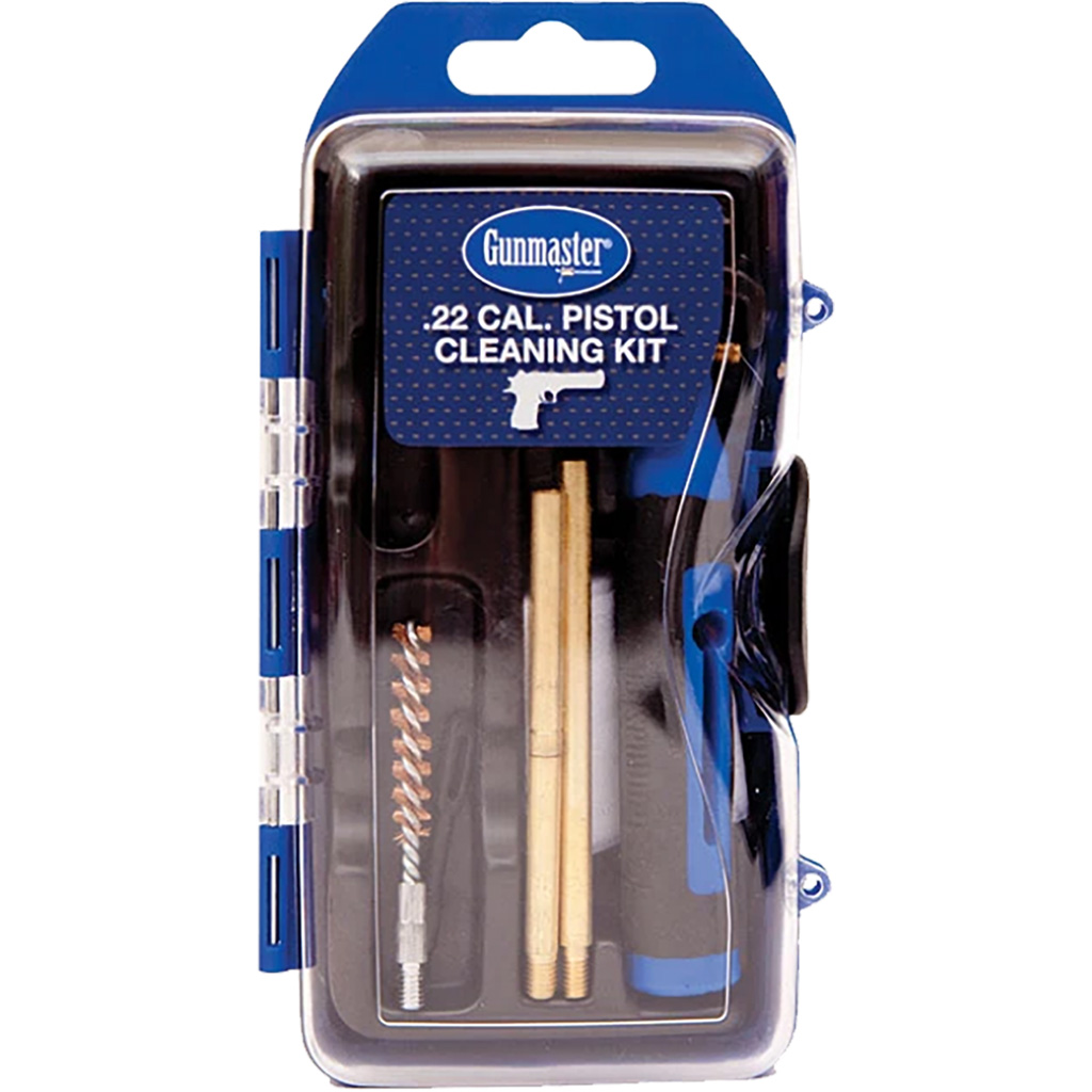 DAC GM40P GunMaster Cleaning Kit 40 Cal & 10mm Pistol/14 Pieces Black/Blue