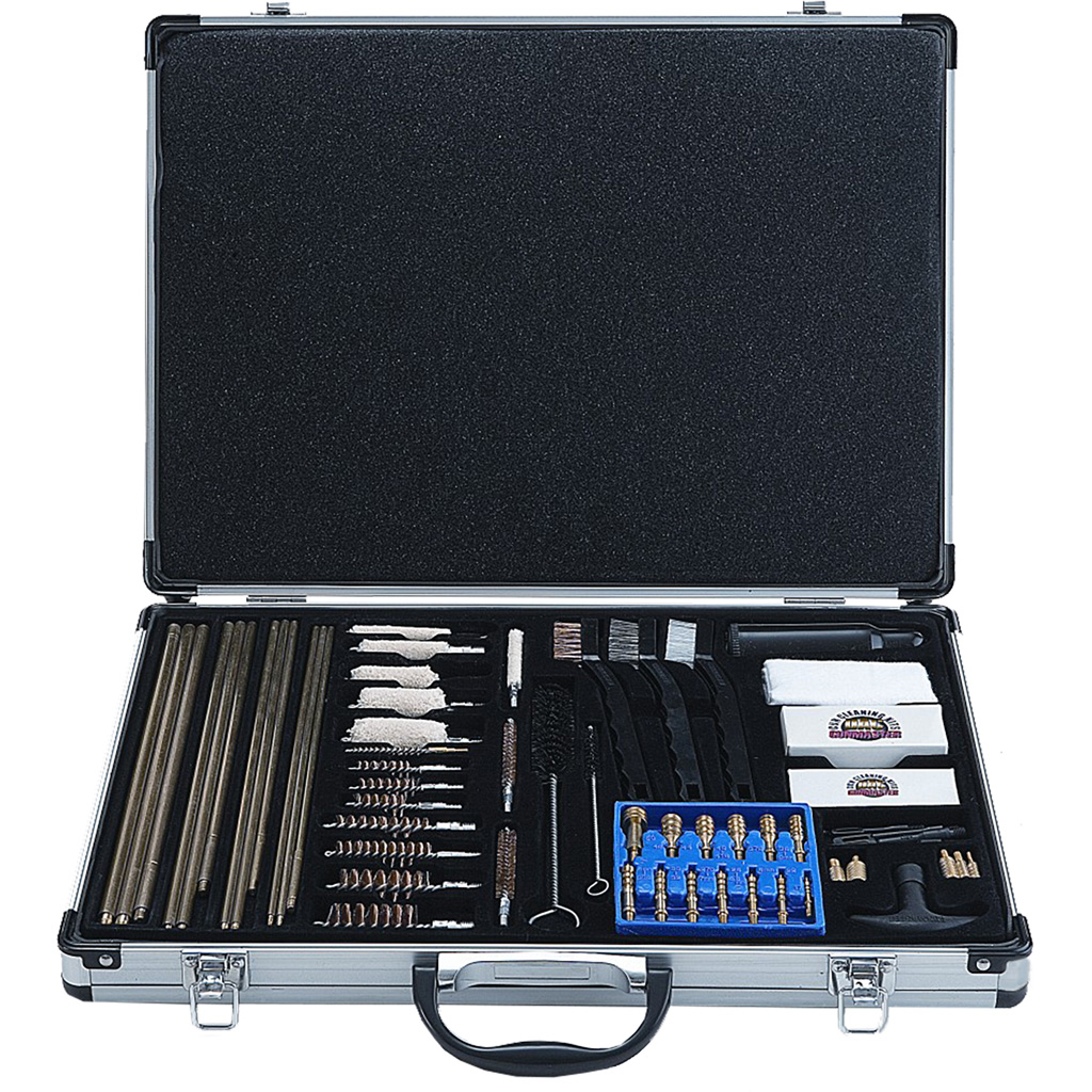 DAC UGC100S Super Deluxe Universal Gun Cleaning Kit Multi-Caliber/61 Pieces Silver