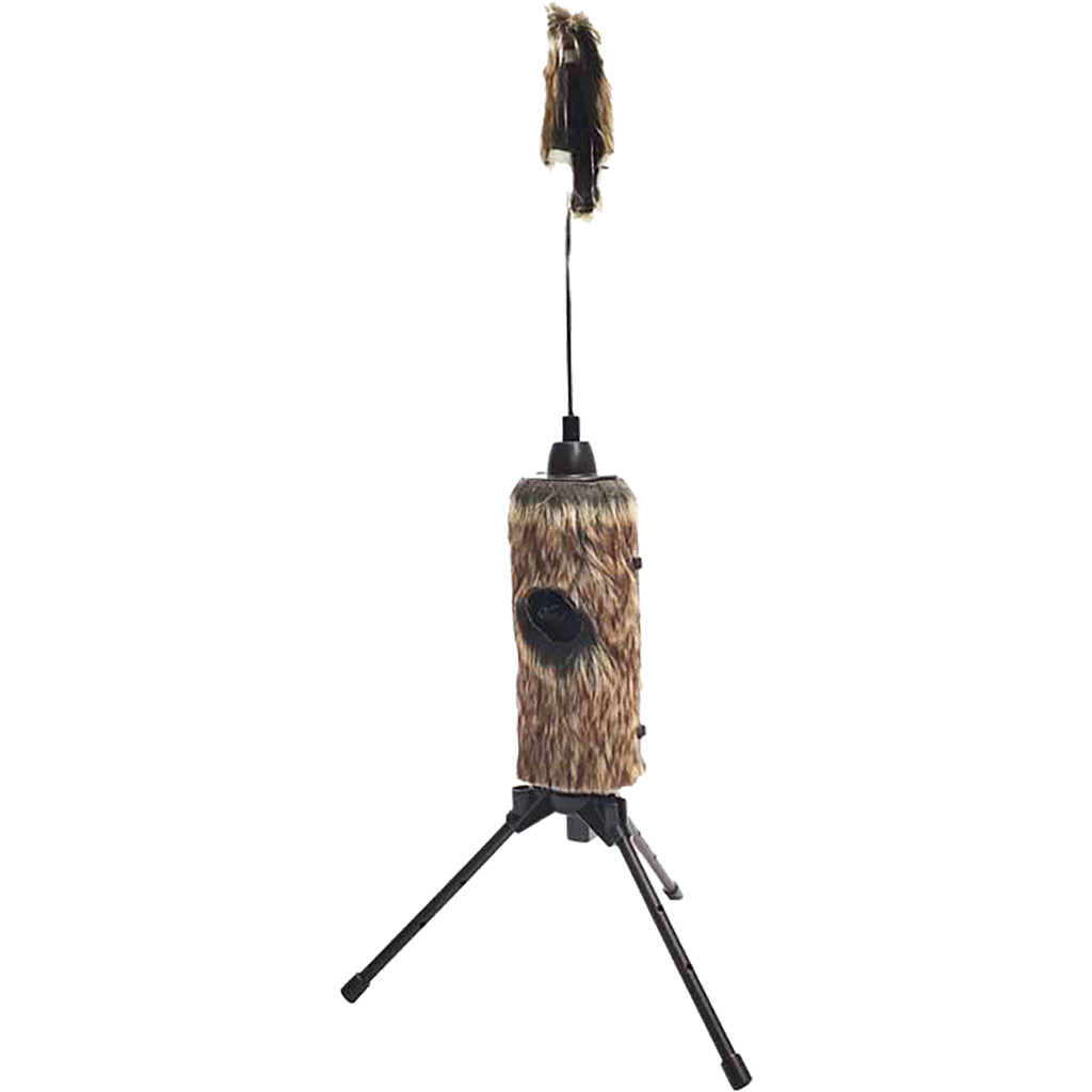 Mojo Outdoors HW2508 Fuzzy Critter Predator Species Brown Features Built-In Tripod