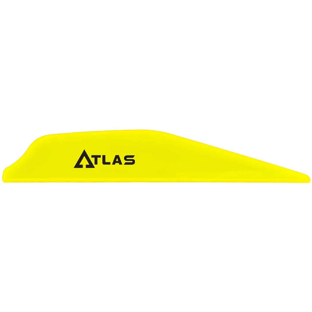 Bohning Atlas Vanes Neon Yellow 100 pk.