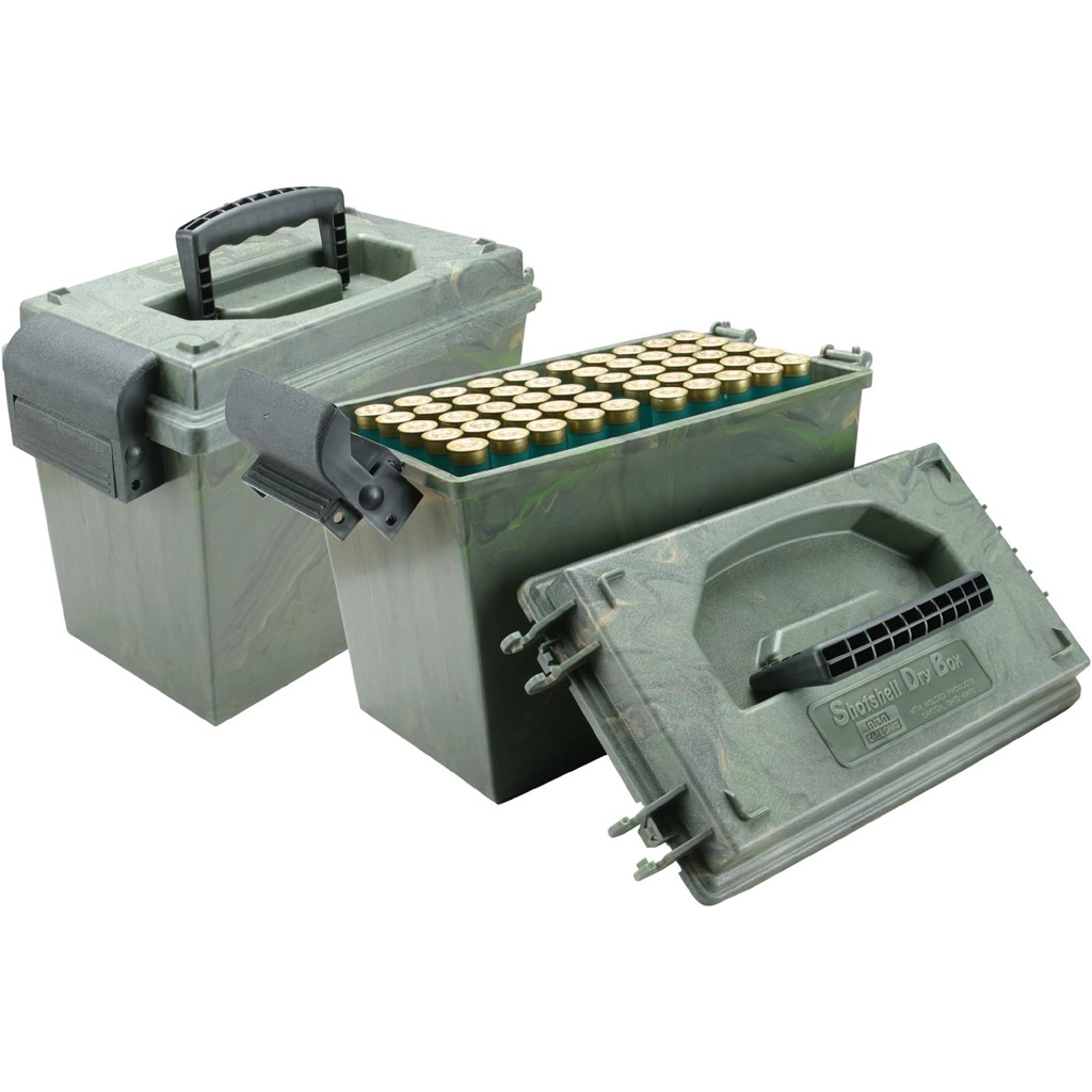 MTM Shotshell Dry Box 20ga. 100rd. Case Camo