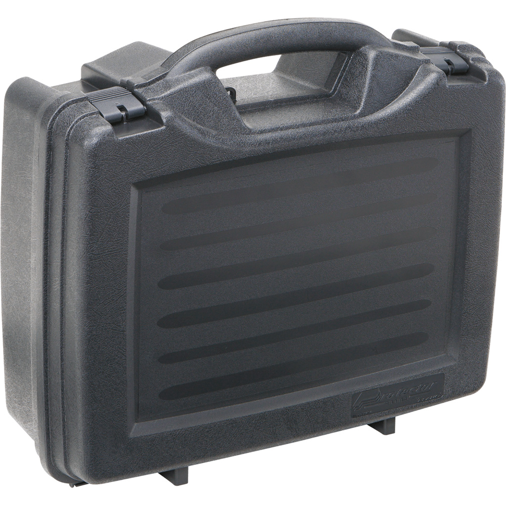 Plano 140402 Protector Pistol Case Black Polymer Holds 4 Pistols