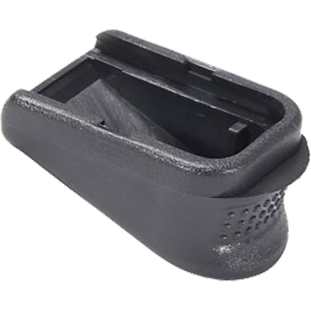 Pachmayr 03882 Grip Extender Extended 2rds, Compatible w/Glock26/27/33/39 add 2rd, Black Polymer 2 Per Pack