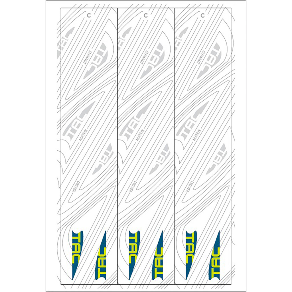 TAC Vanes Arrow Specific Wraps White Size C 4.675 13 pk.